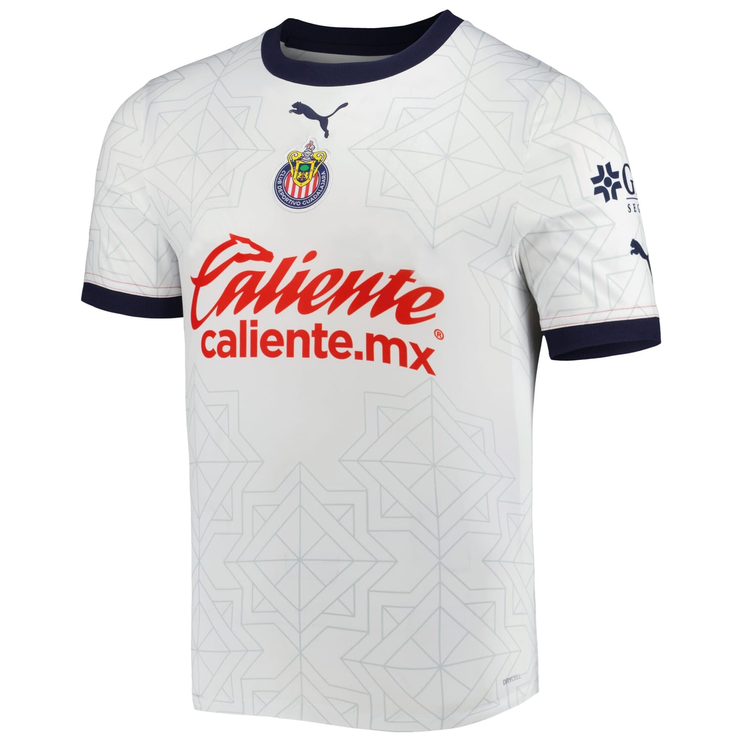 Liga MX Chivas Away Jersey Shirt White 2022-23 for Men
