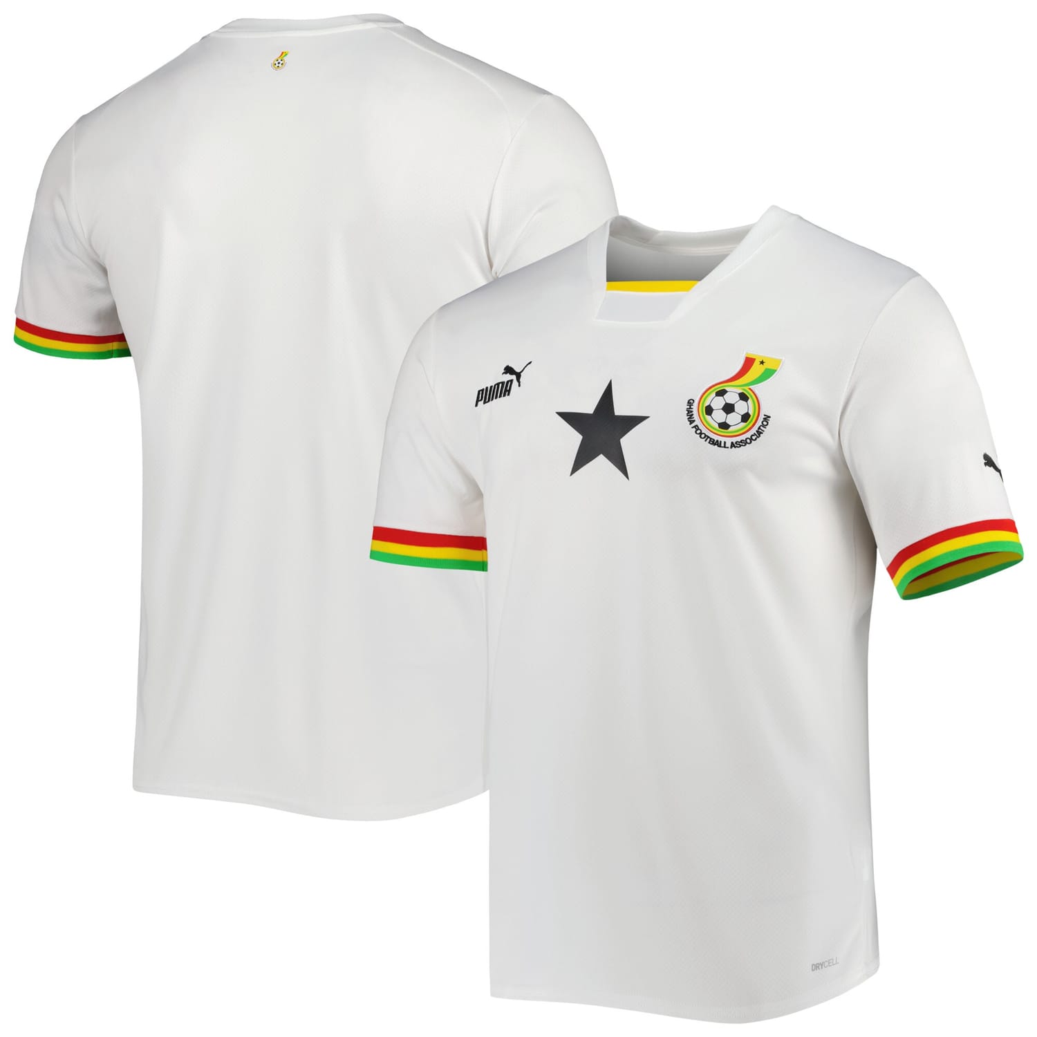 Ghana National Team Home Jersey Shirt White 2022-23 for Men
