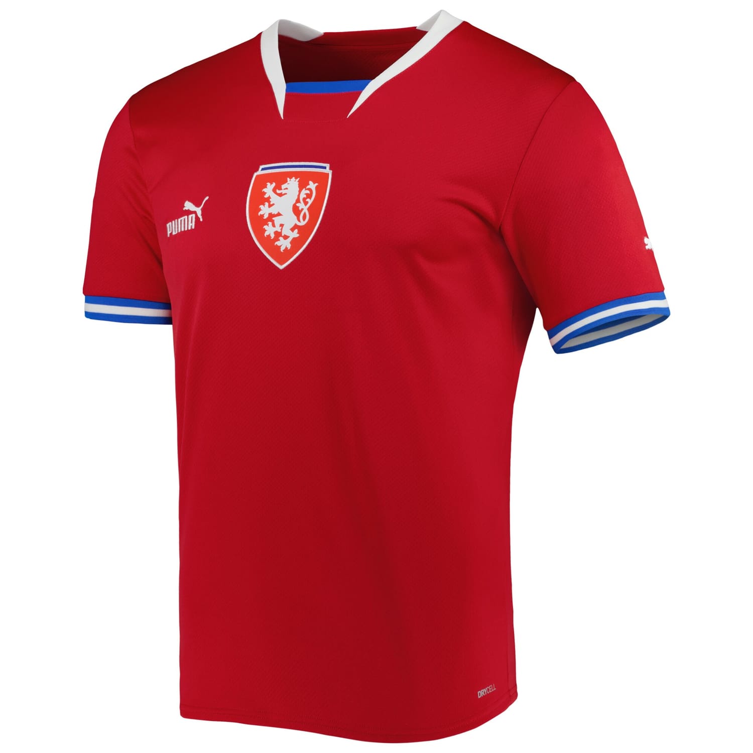 Czech Republic National Team Home Jersey Shirt Red 2022-23 for Men