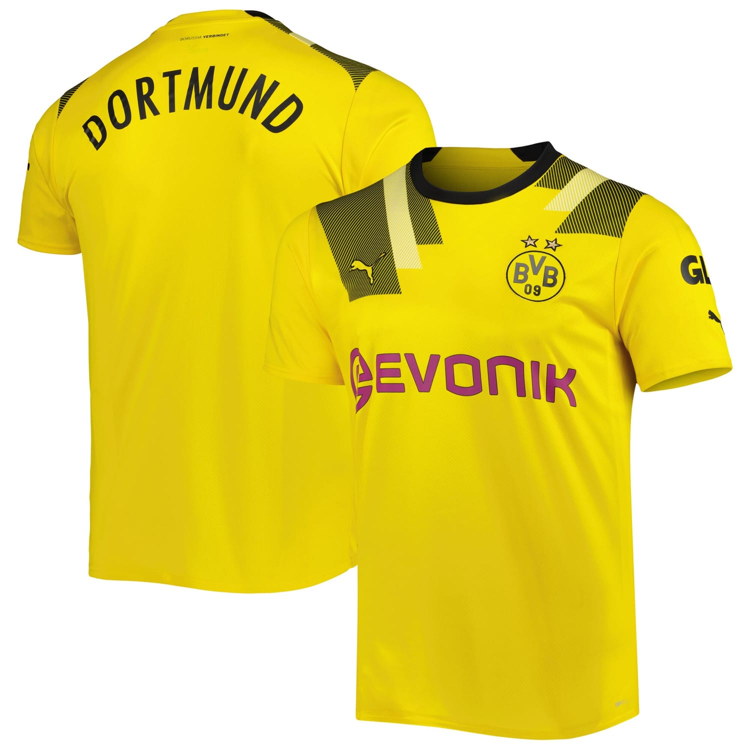 Bundesliga Borussia Dortmund Third Jersey Shirt Yellow 2022-23 for Men