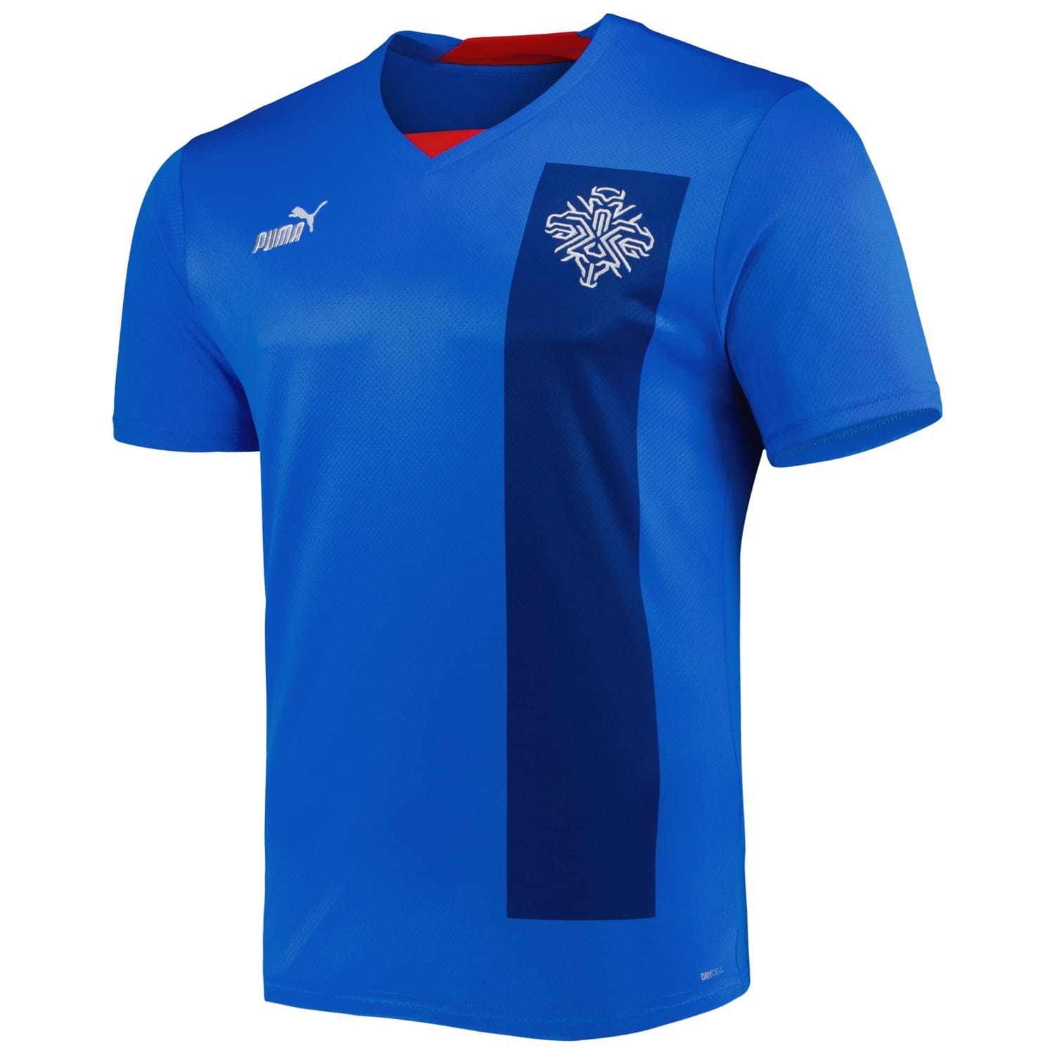 Iceland National Team Home Jersey Shirt Blue 2022-23 for Men