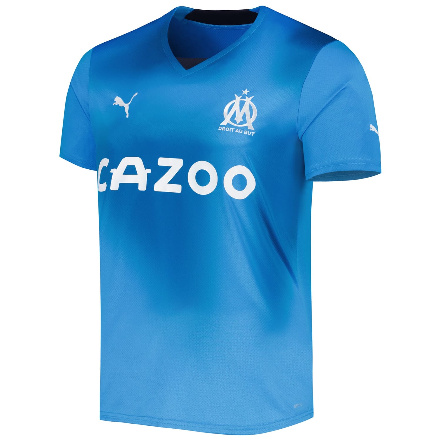 Ligue 1 Olympique Marseille Third Jersey Shirt Blue 2022-23 for Men
