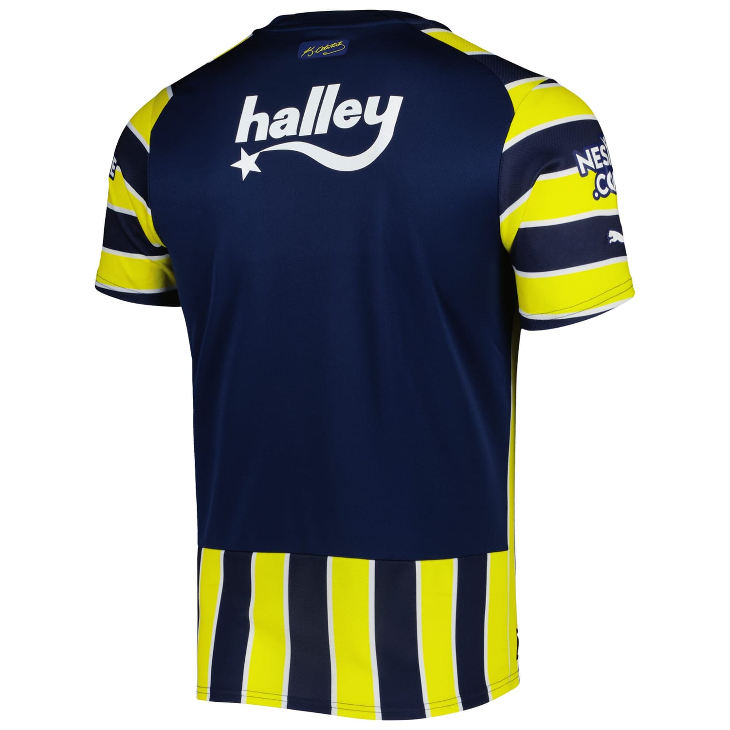 Super Lig Fenerbahce SK Home Jersey Shirt Navy/Yellow 2022-23 for Men