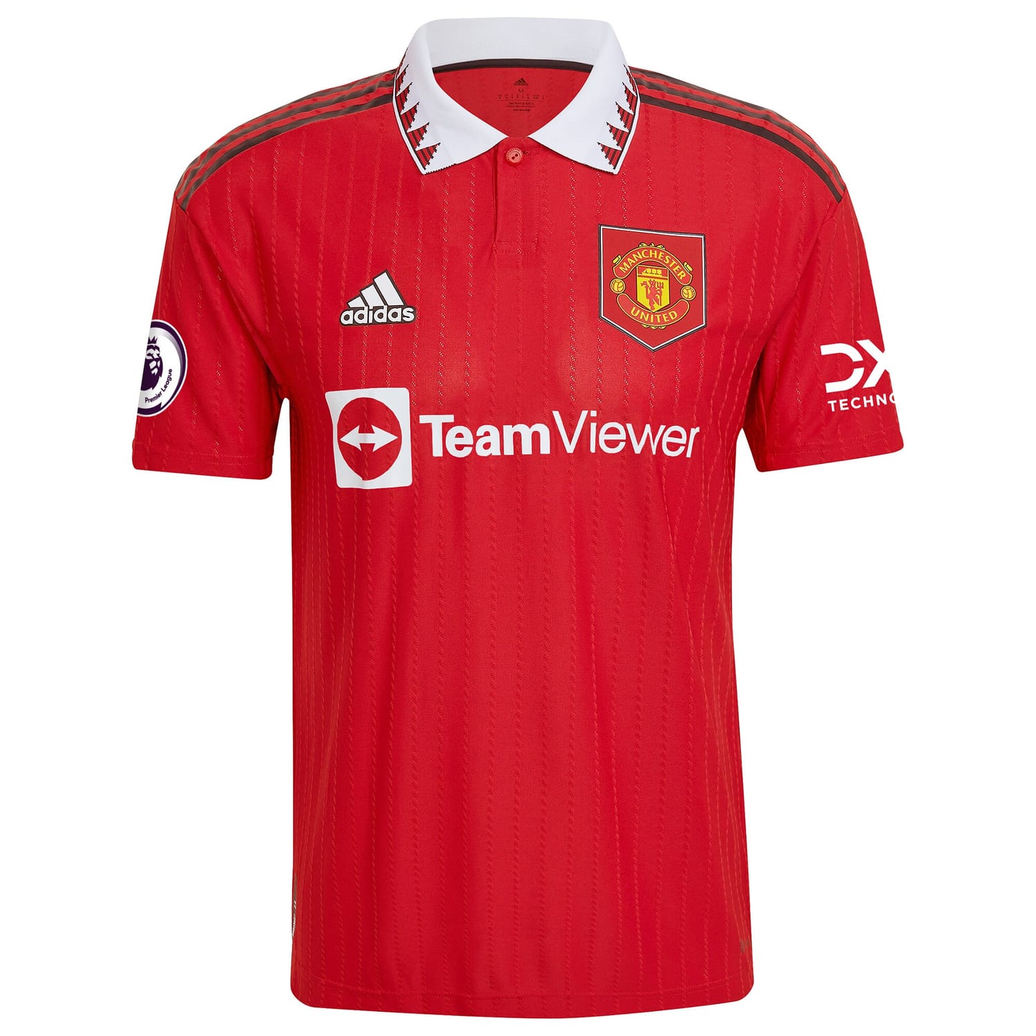Premier League Manchester United Home Authentic Jersey Shirt Red 2022-23 for Men