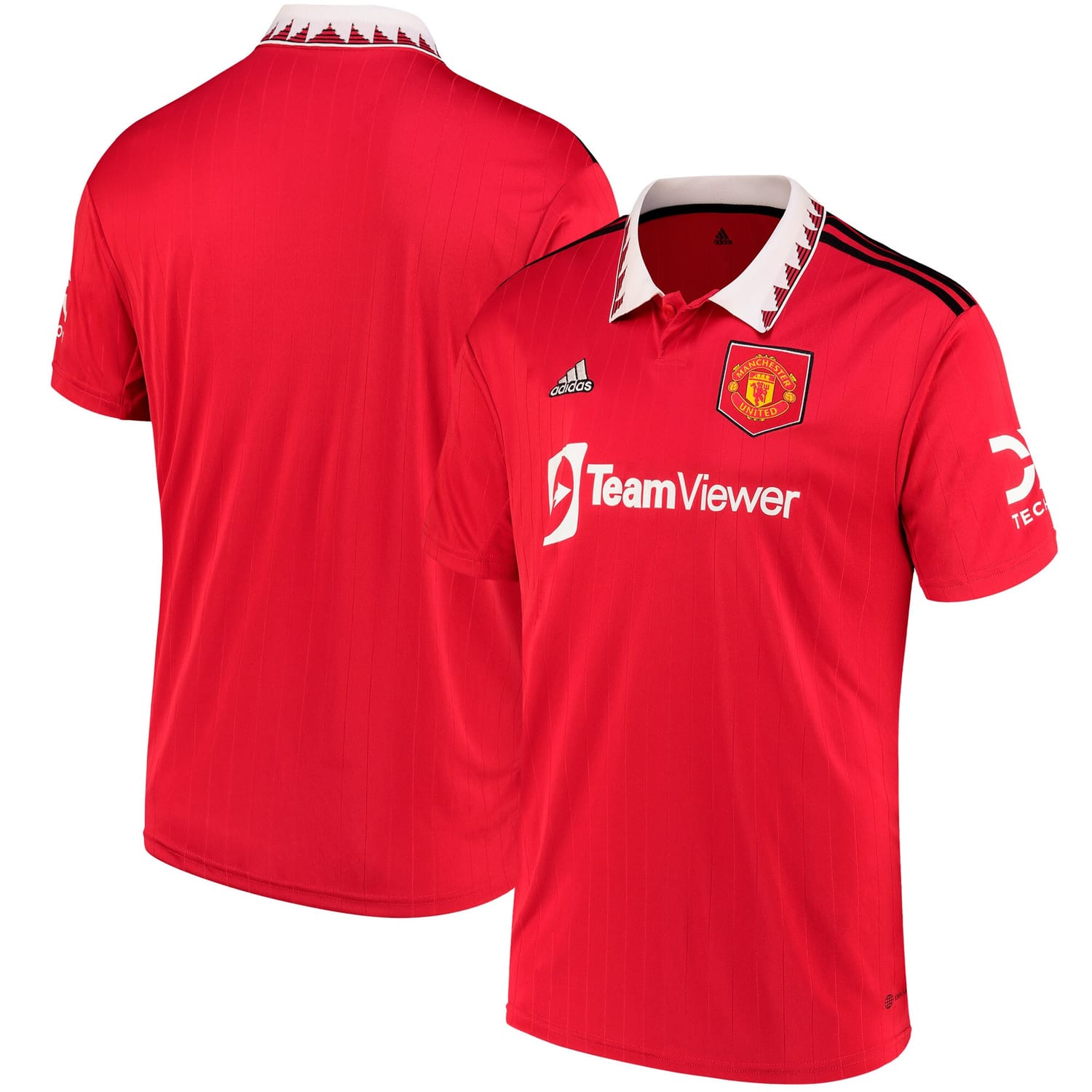 Premier League Manchester United Home Jersey Shirt Red 2022-23 for Men