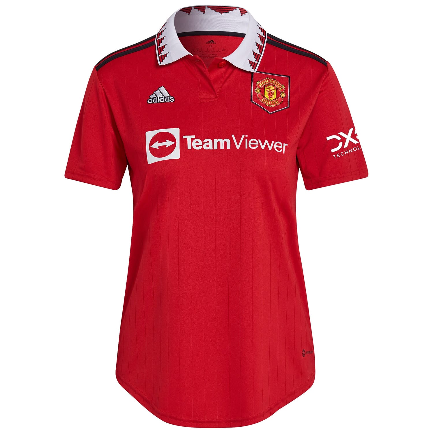 Premier League Manchester United Home Jersey Shirt Red 2022-23 for Women