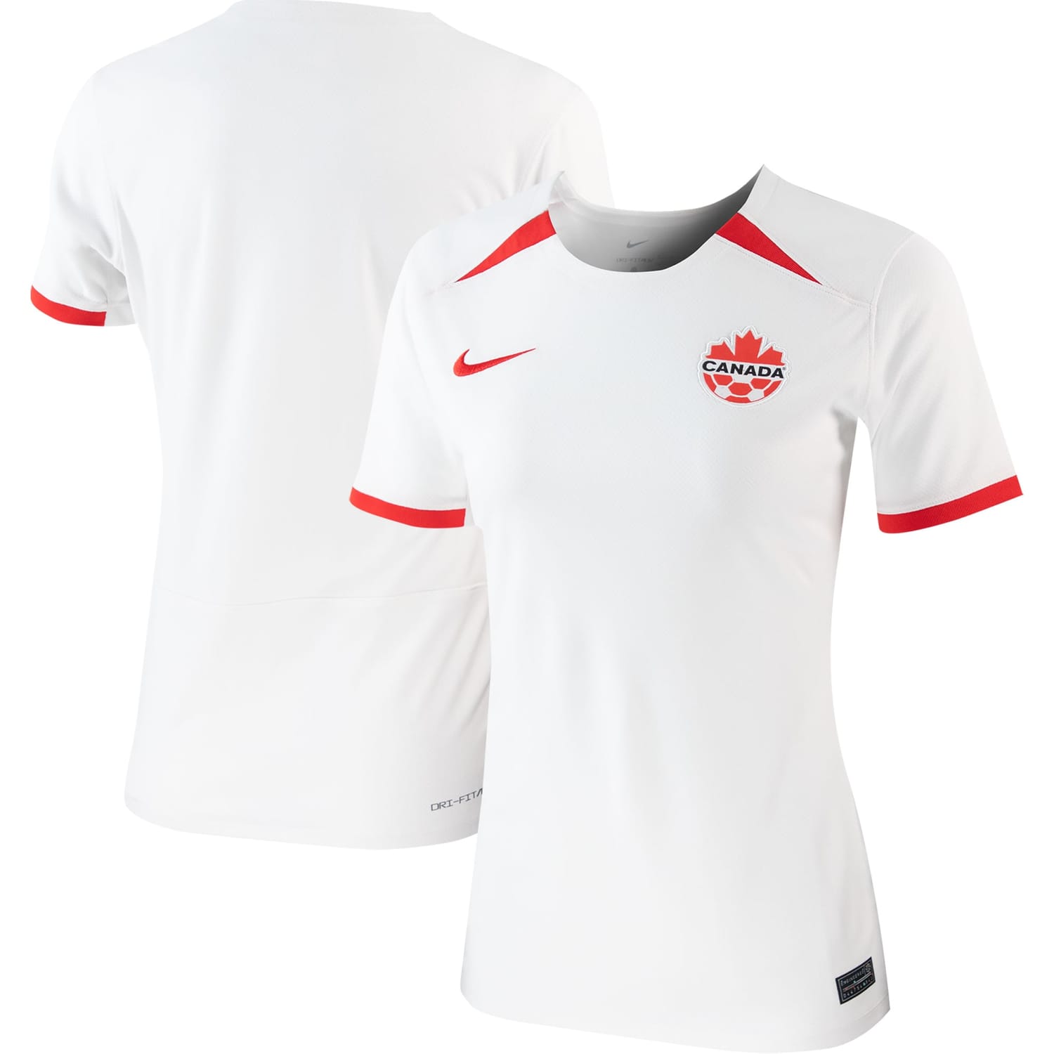 Canada Soccer Away Jersey Shirt White 2023 for Women