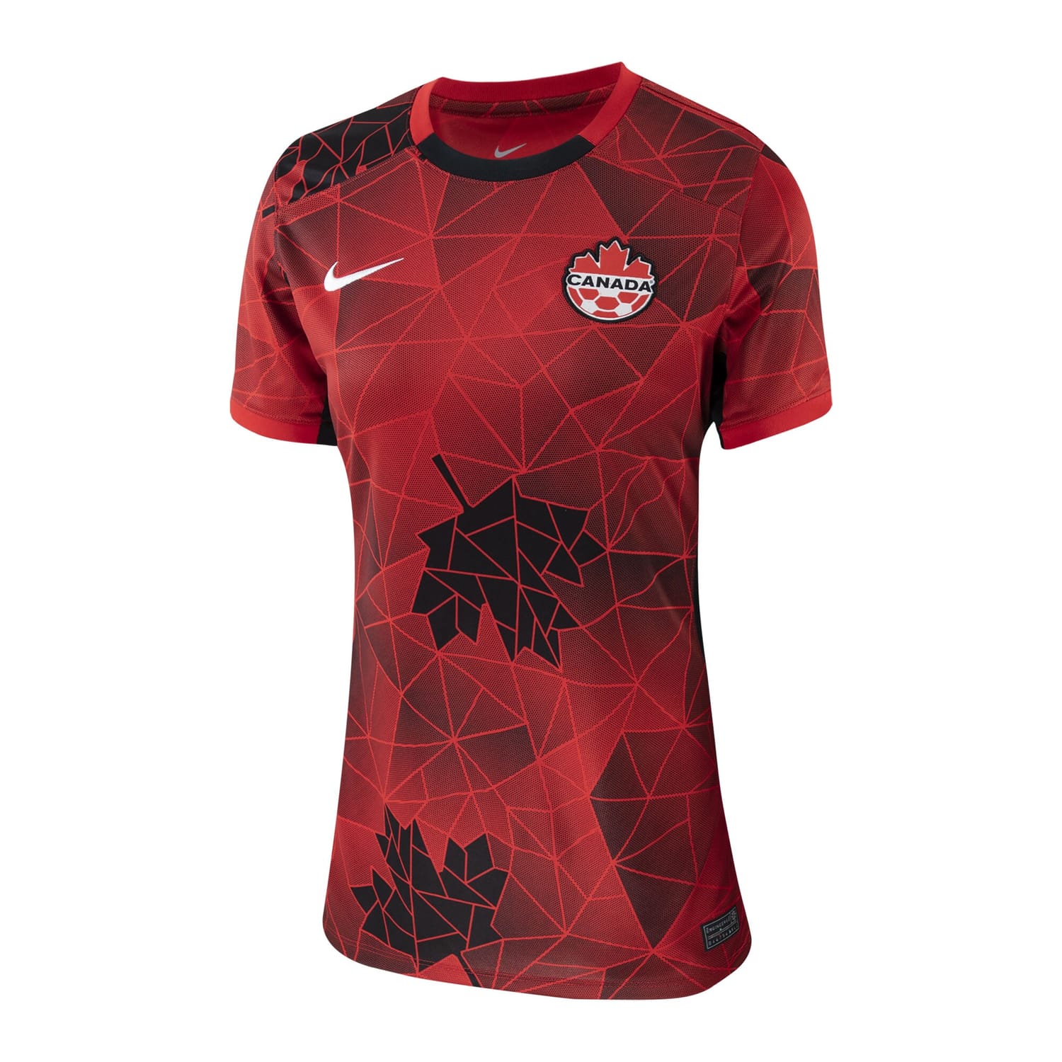 Canada Soccer Home Jersey Shirt Red 2023 for Women