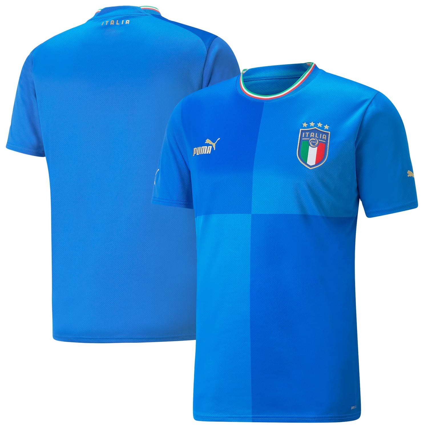 Italy National Team Home Jersey Shirt Blue 2022-23 for Men