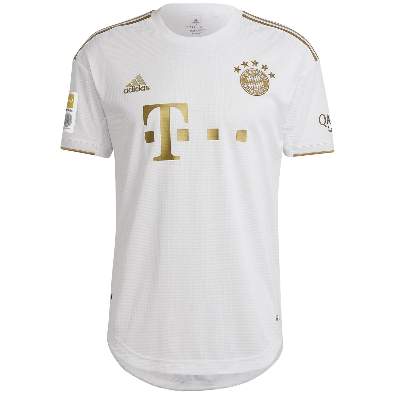 Bundesliga Bayern Munich Away Authentic Jersey Shirt White 2022-23 player Thomas Müller printing for Men