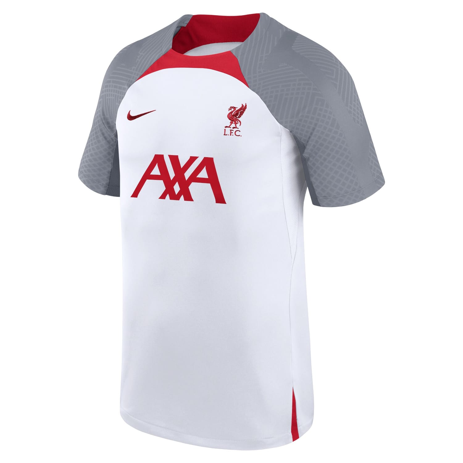 Premier League Liverpool Training Jersey Shirt White for Men