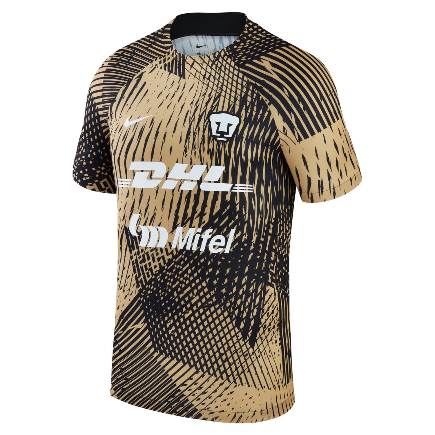 Liga MX Pumas Pre-Match Jersey Shirt Black 2023 for Men