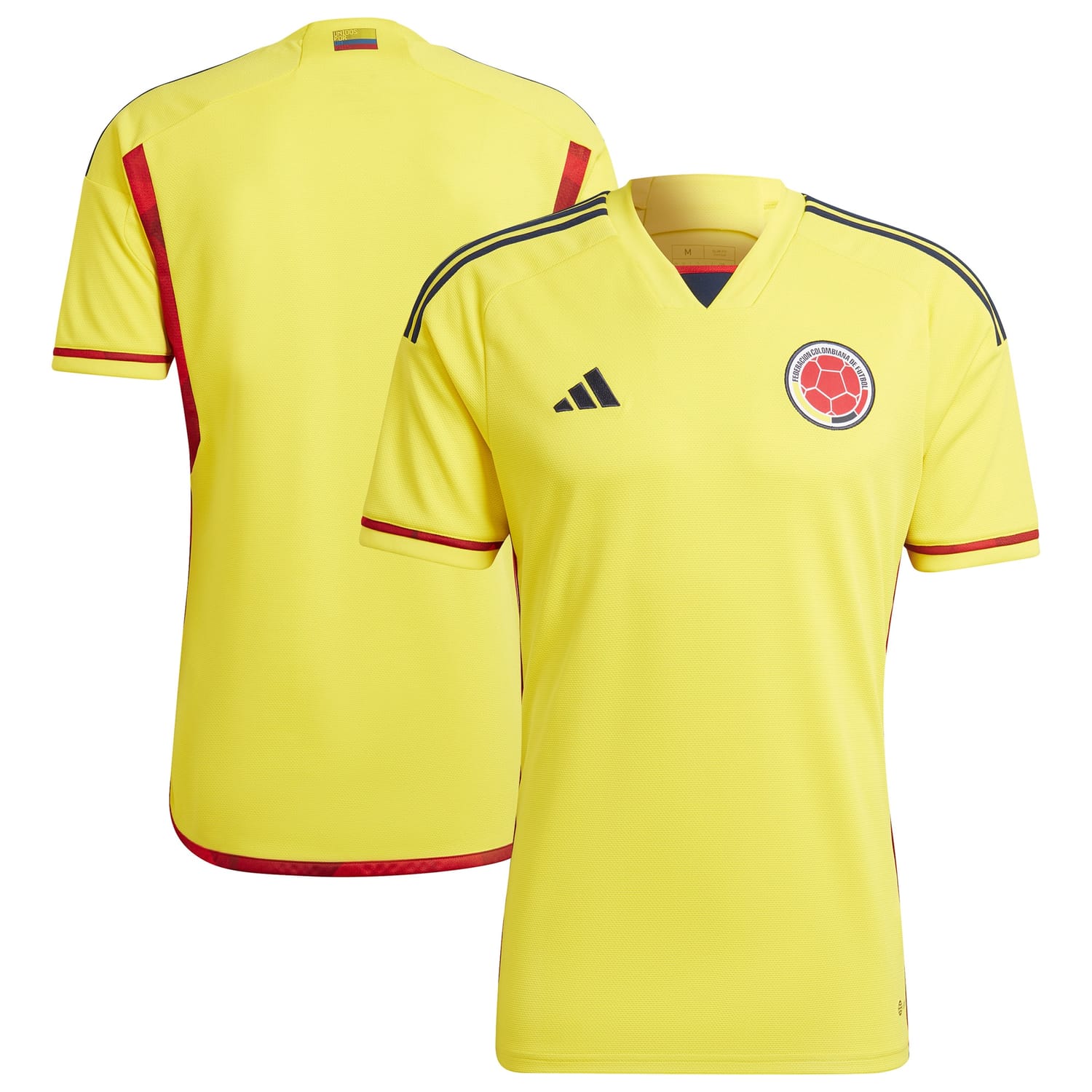 Colombia National Team Home Jersey Shirt Yellow 2022-23 for Men