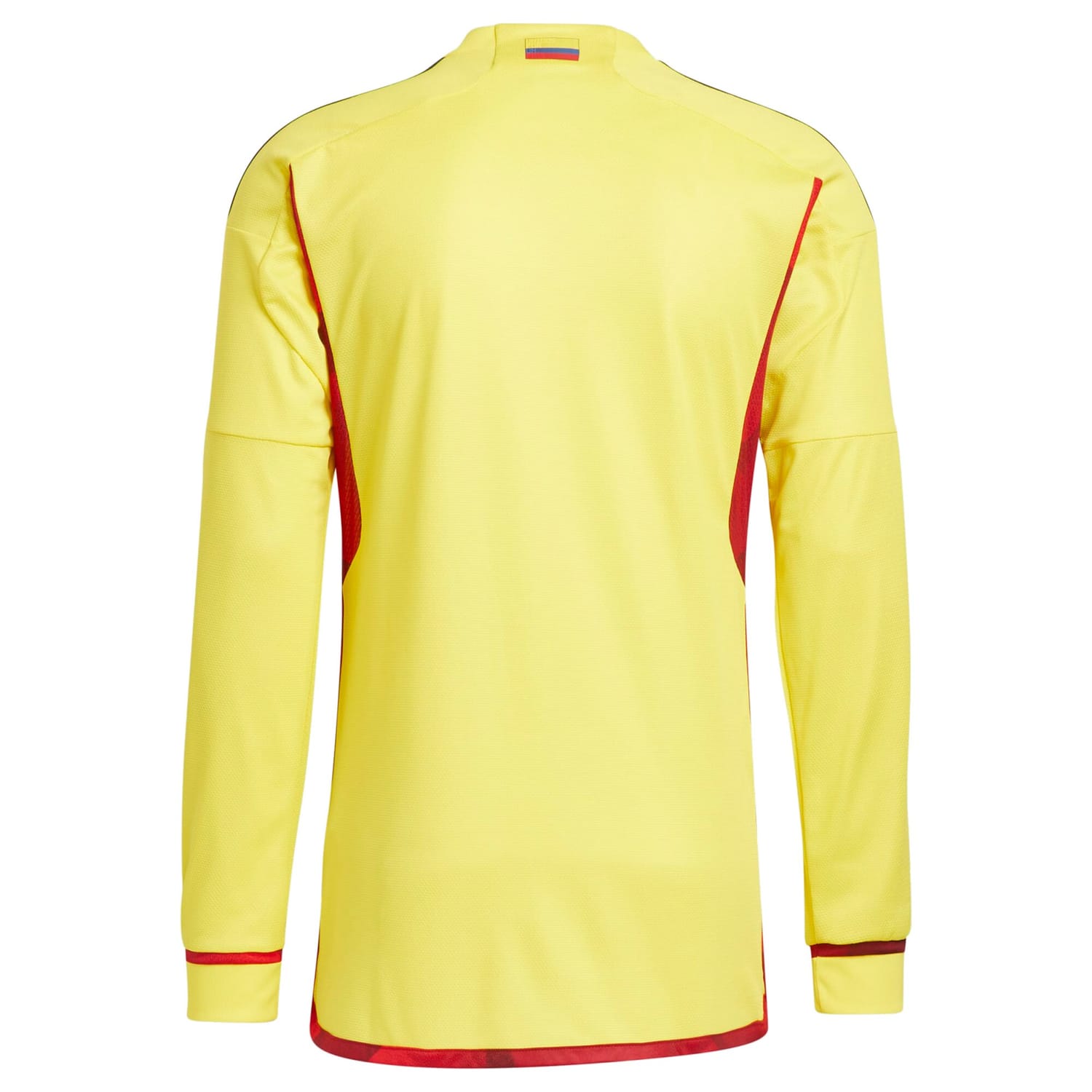 Colombia National Team Home Jersey Shirt Long Sleeve Yellow 2022-23 for Men