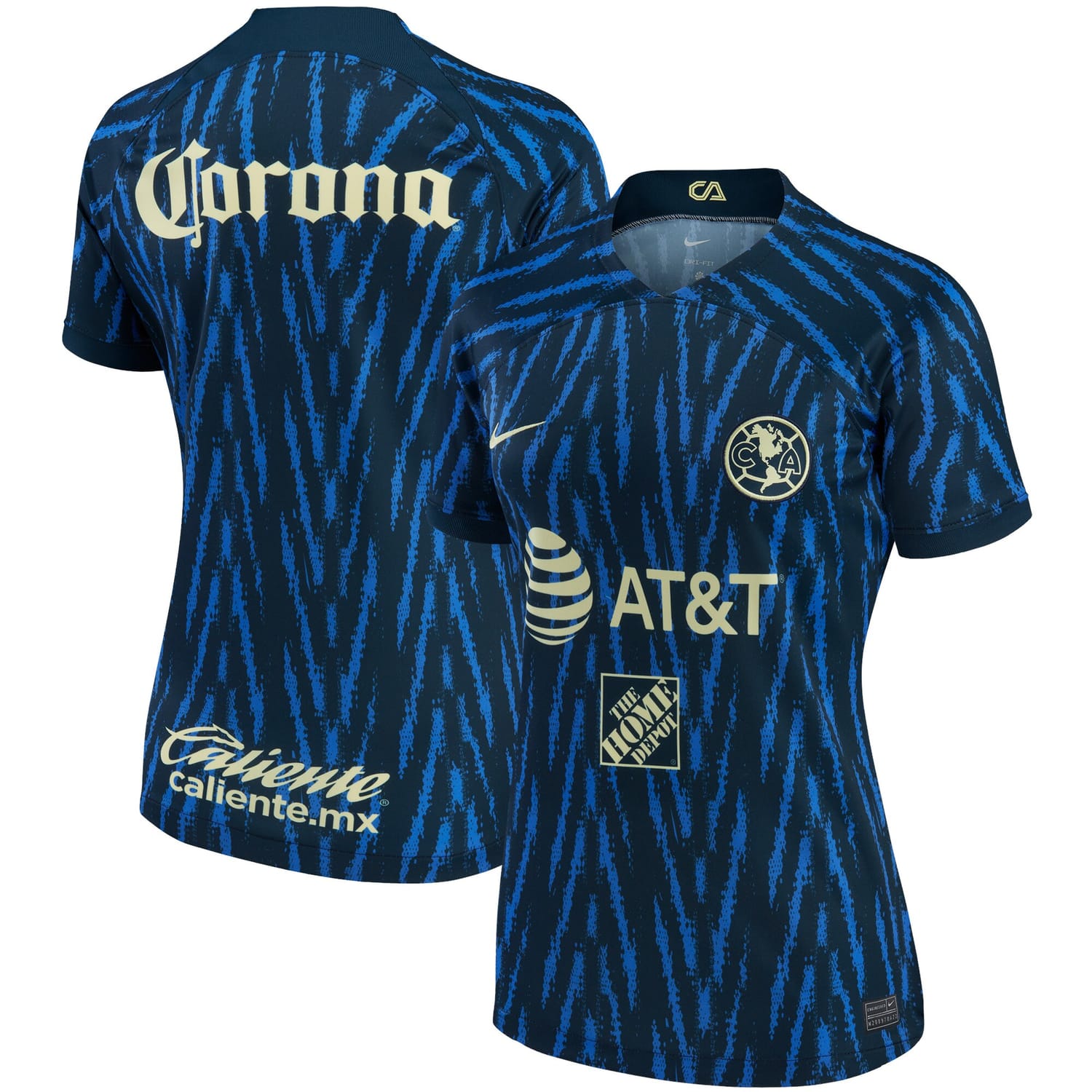 Liga MX Club America Away Jersey Shirt Blue 2022-23 for Women