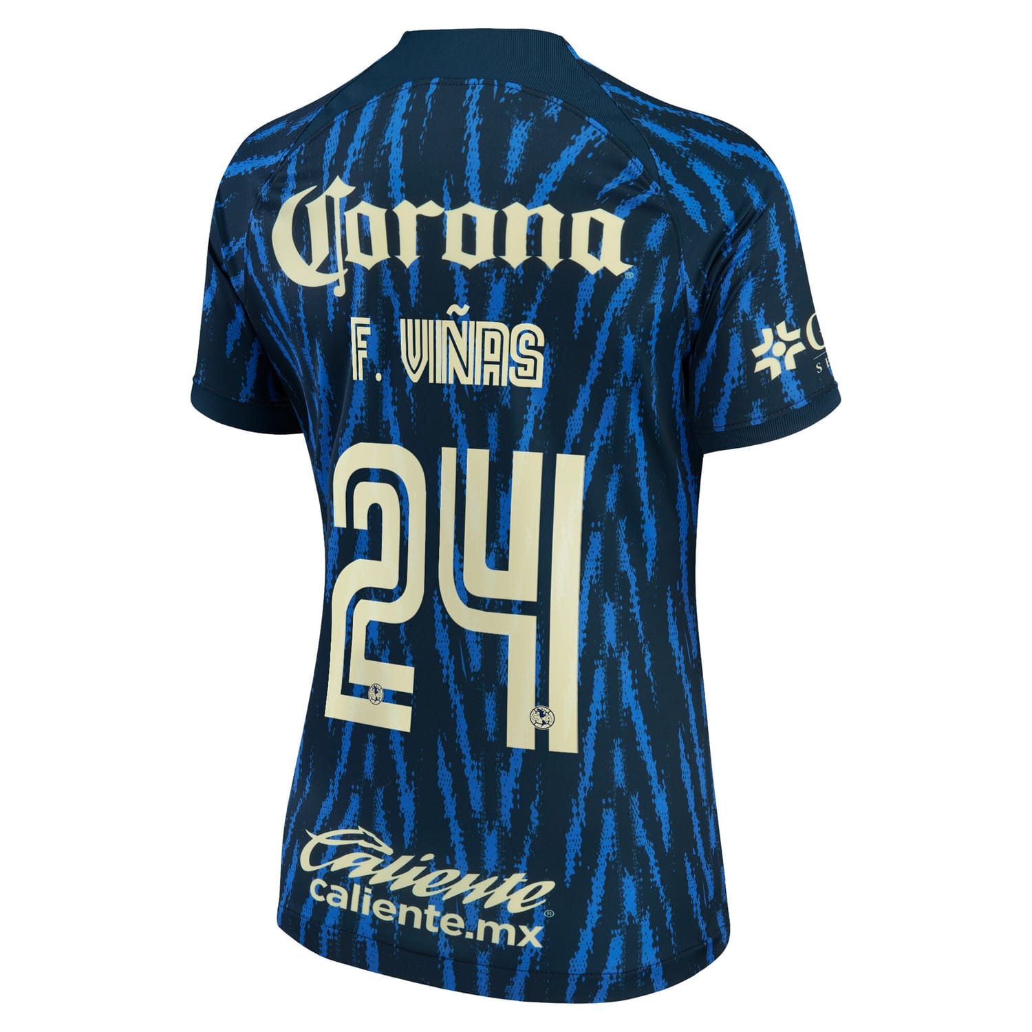 Liga MX Club America Away Jersey Shirt Blue 2022-23 player Federico Viñas printing for Women