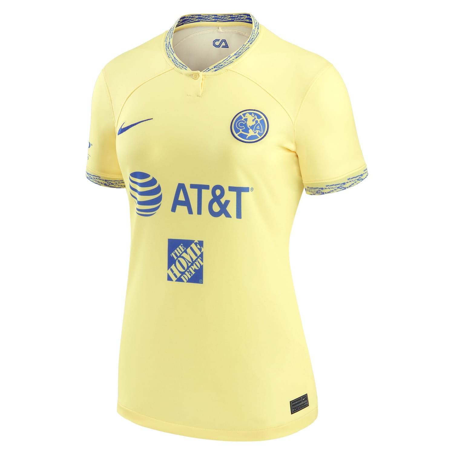 Liga MX Club America Home Jersey Shirt Yellow 2022-23 player Henry Martin printing for Women