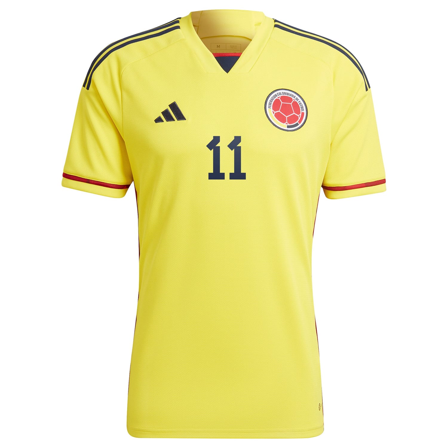 Colombia National Team Home Jersey Shirt Yellow 2022-23 player Juan Cuadrado printing for Men