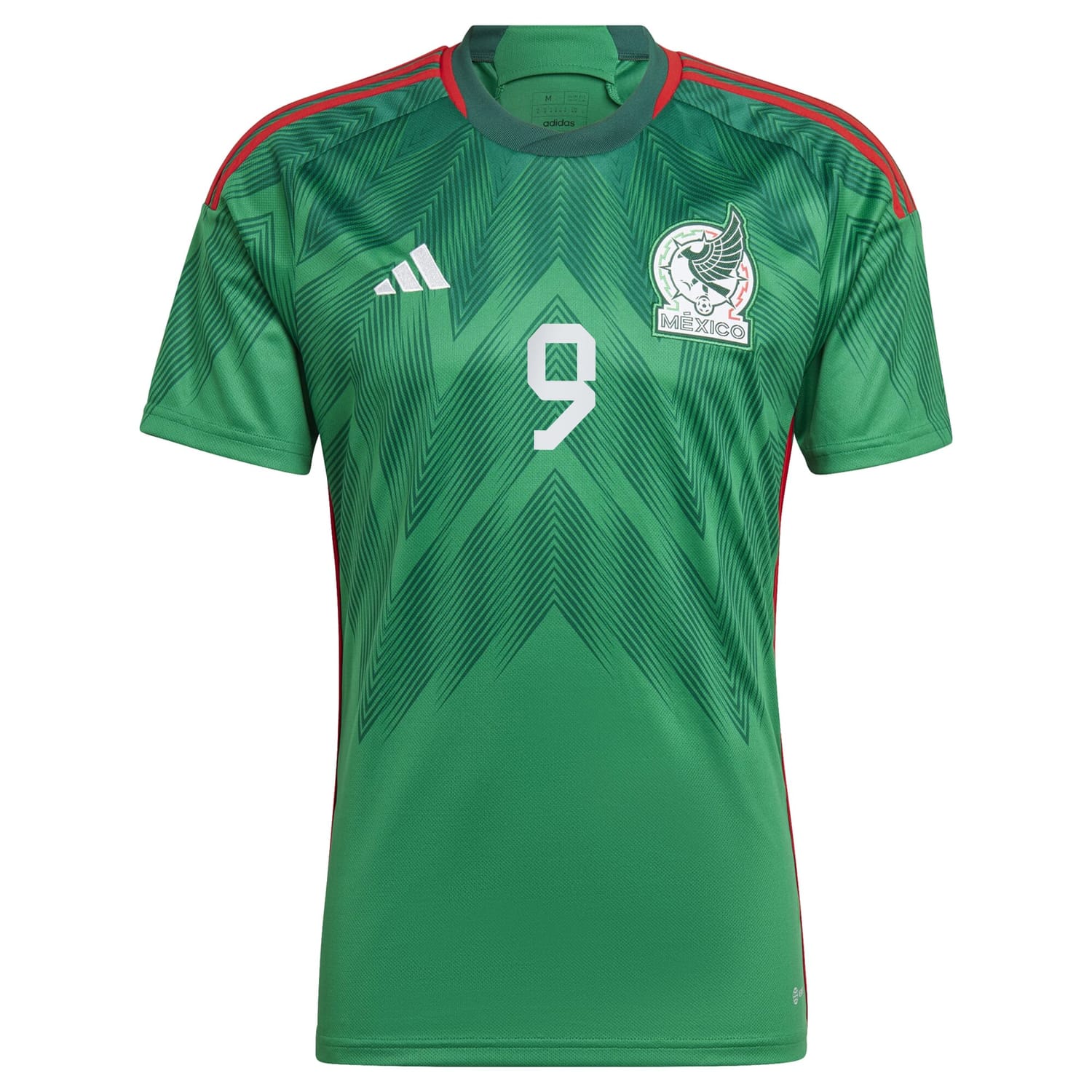 Mexico National Team Home Jersey Shirt Green 2022-23 player Raul Jimenez printing for Men