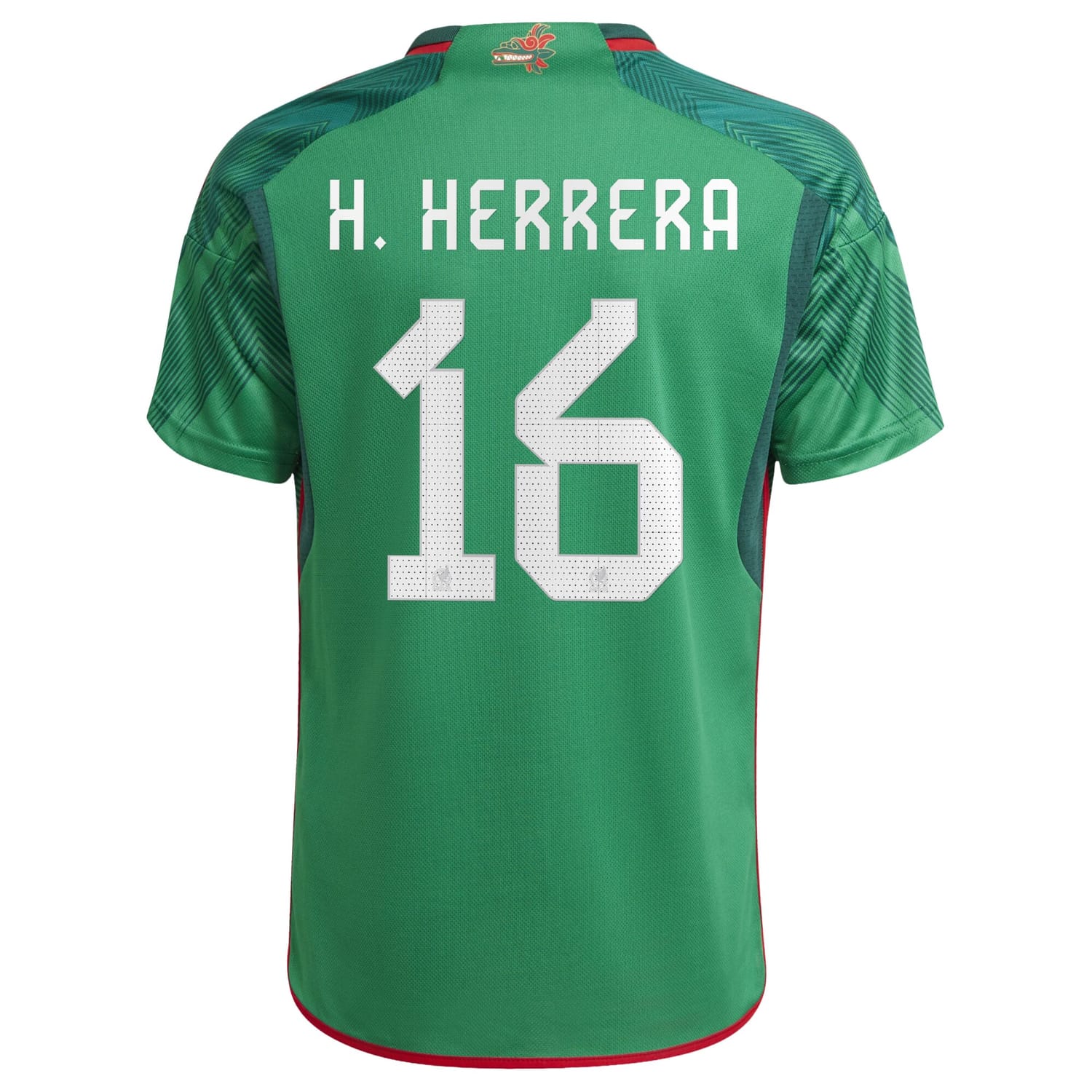 Mexico National Team Home Jersey Shirt Green 2022-23 player Héctor Herrera printing for Men