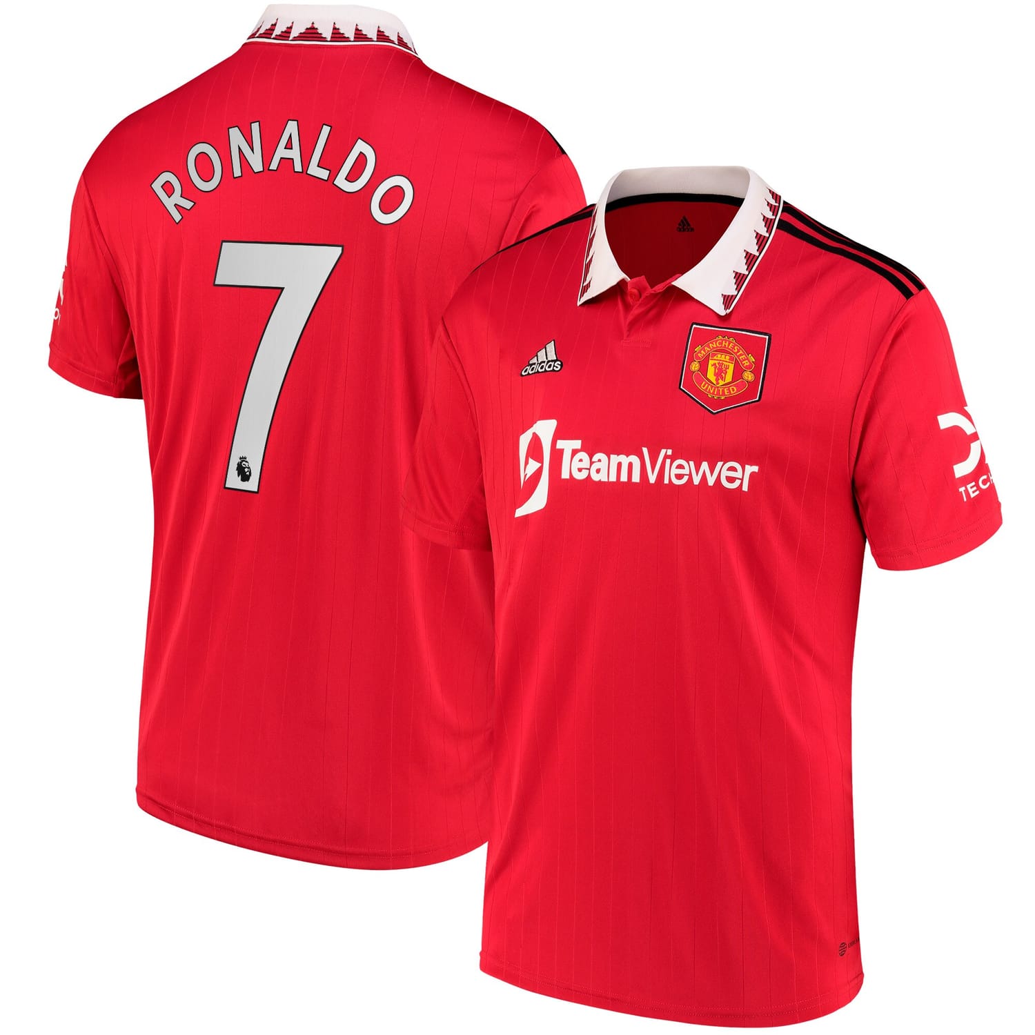Premier League Manchester United Home Jersey Shirt Red 2022-23 player Cristiano Ronaldo printing for Men