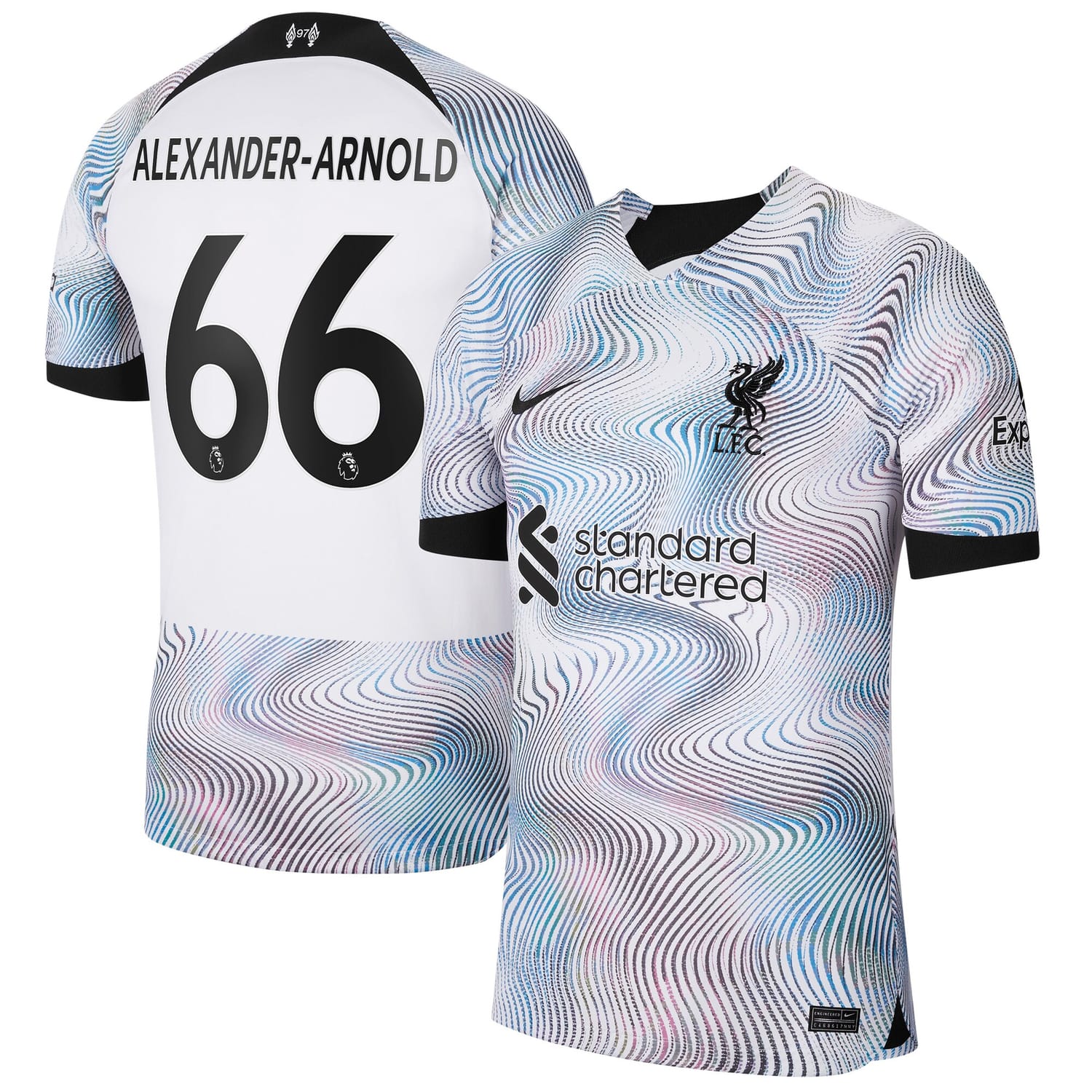 Premier League Liverpool Away Jersey Shirt White 2022-23 player Trent Alexander-Arnold printing for Men