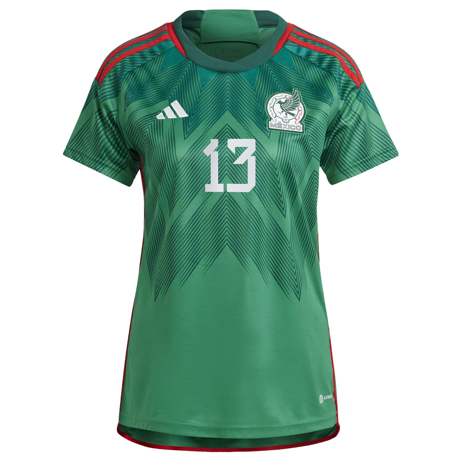Mexico National Team Home Jersey Shirt Green 2022-23 player Guillermo Ochoa printing for Women