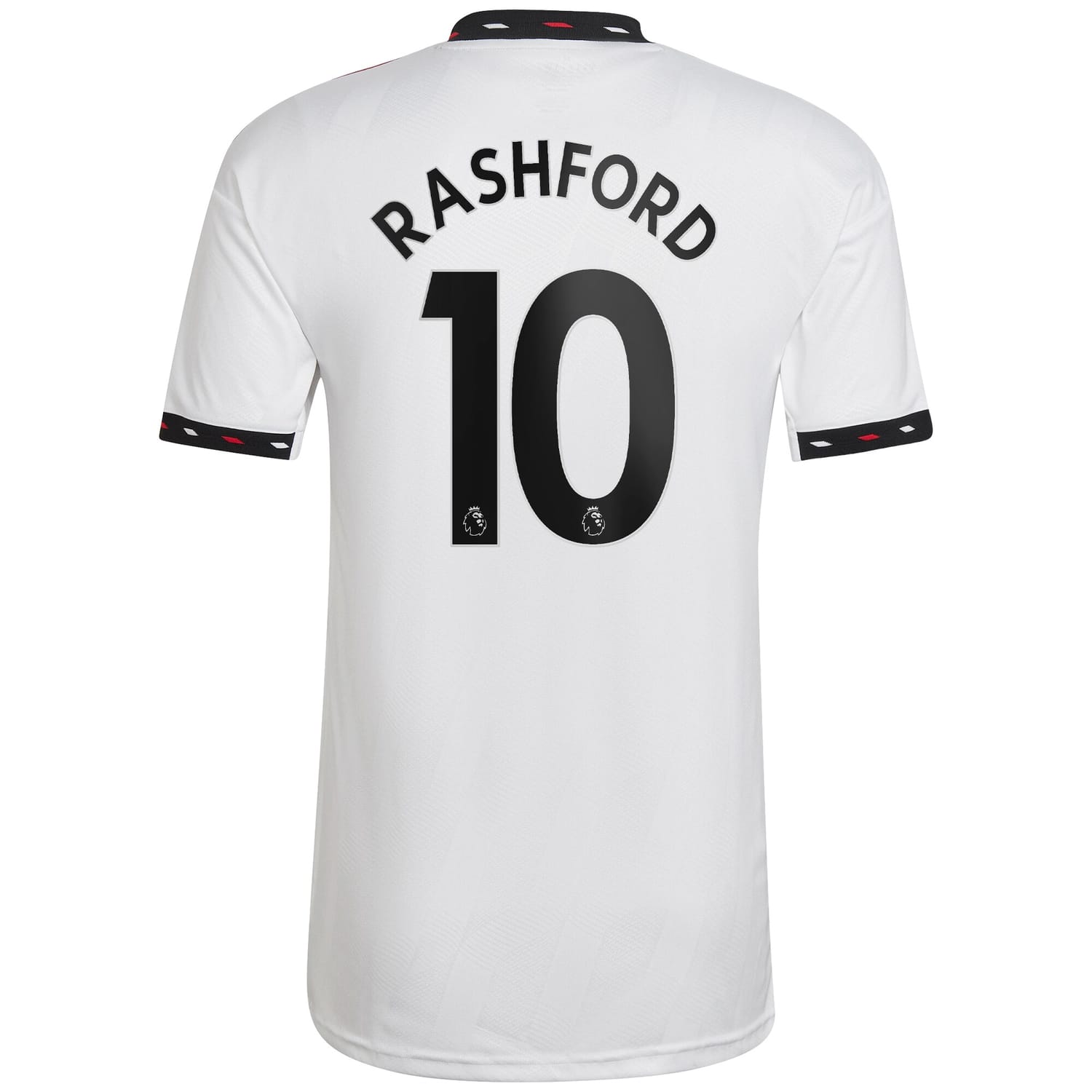 Premier League Manchester United Away Jersey Shirt White 2022-23 player Marcus Rashford printing for Men