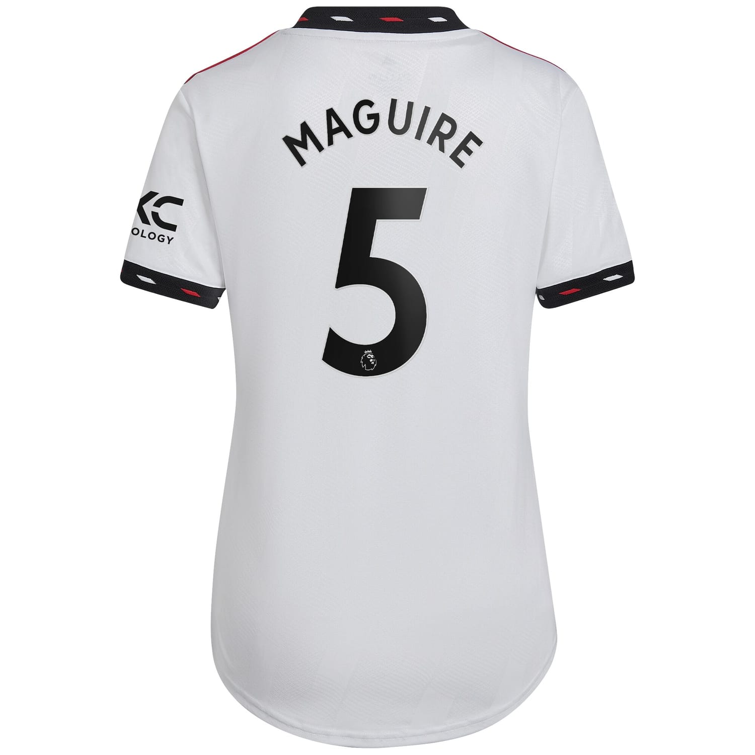 Premier League Manchester United Away Jersey Shirt White 2022-23 player Harry Maguire printing for Women