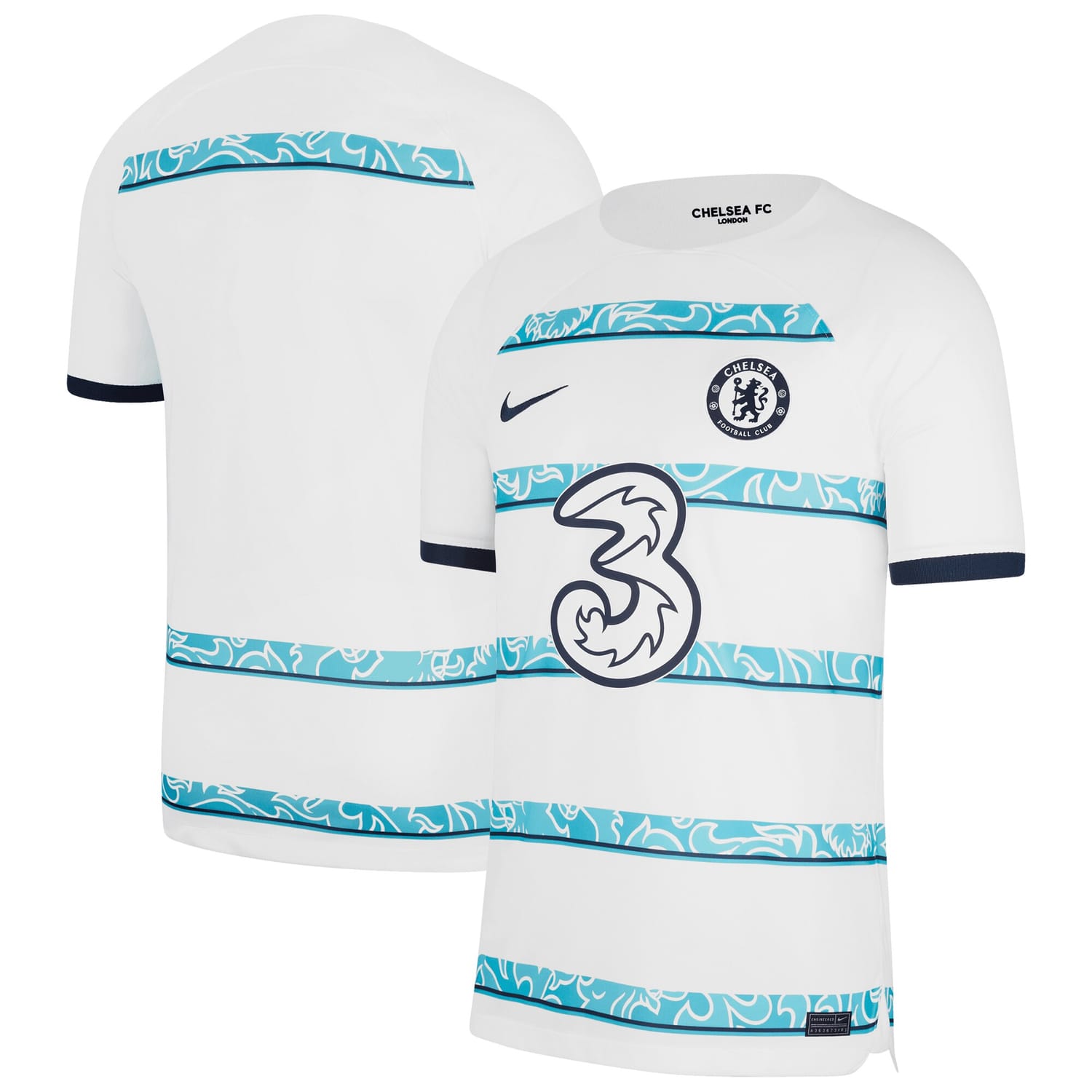 Premier League Chelsea Away Jersey Shirt White 2022-23 for Men