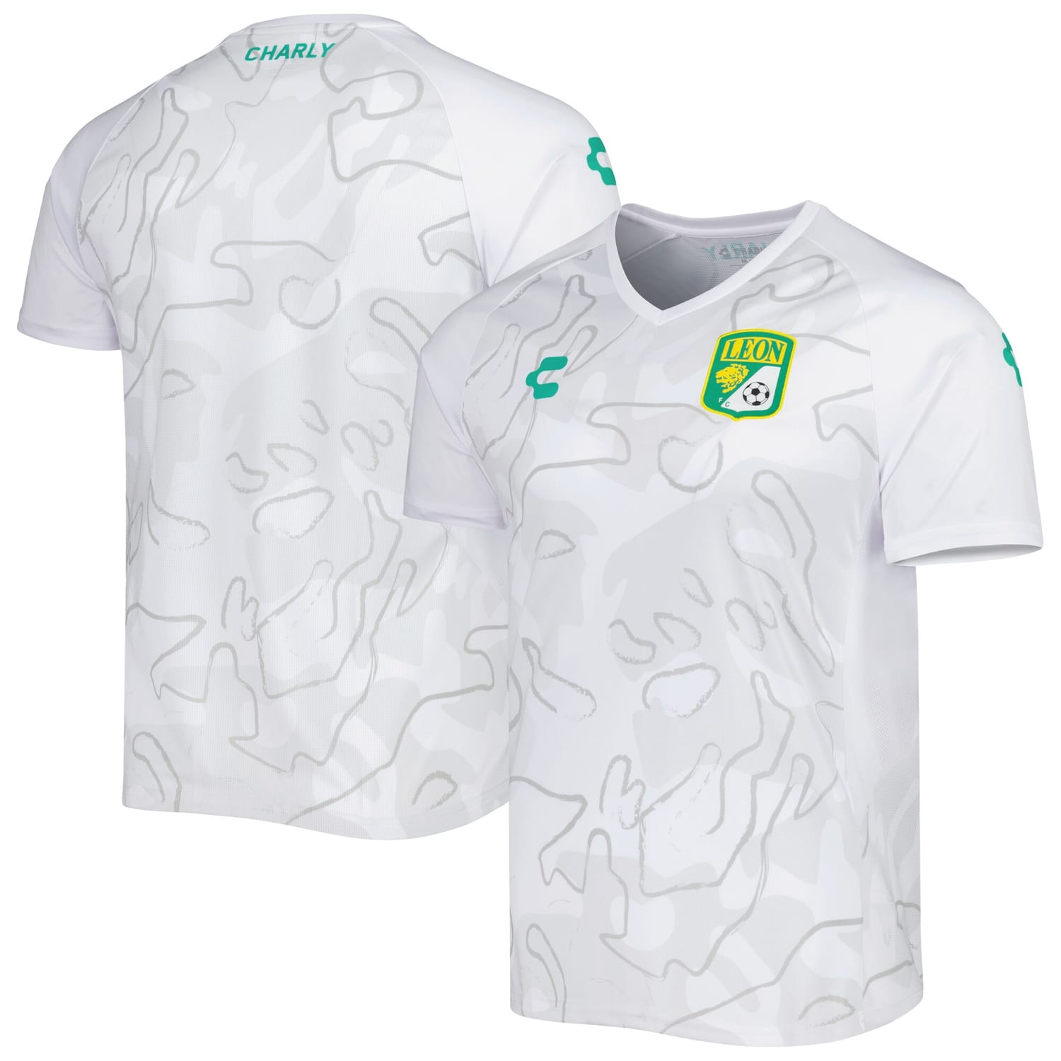 Liga MX Club Leon Training Jersey Shirt White for Men