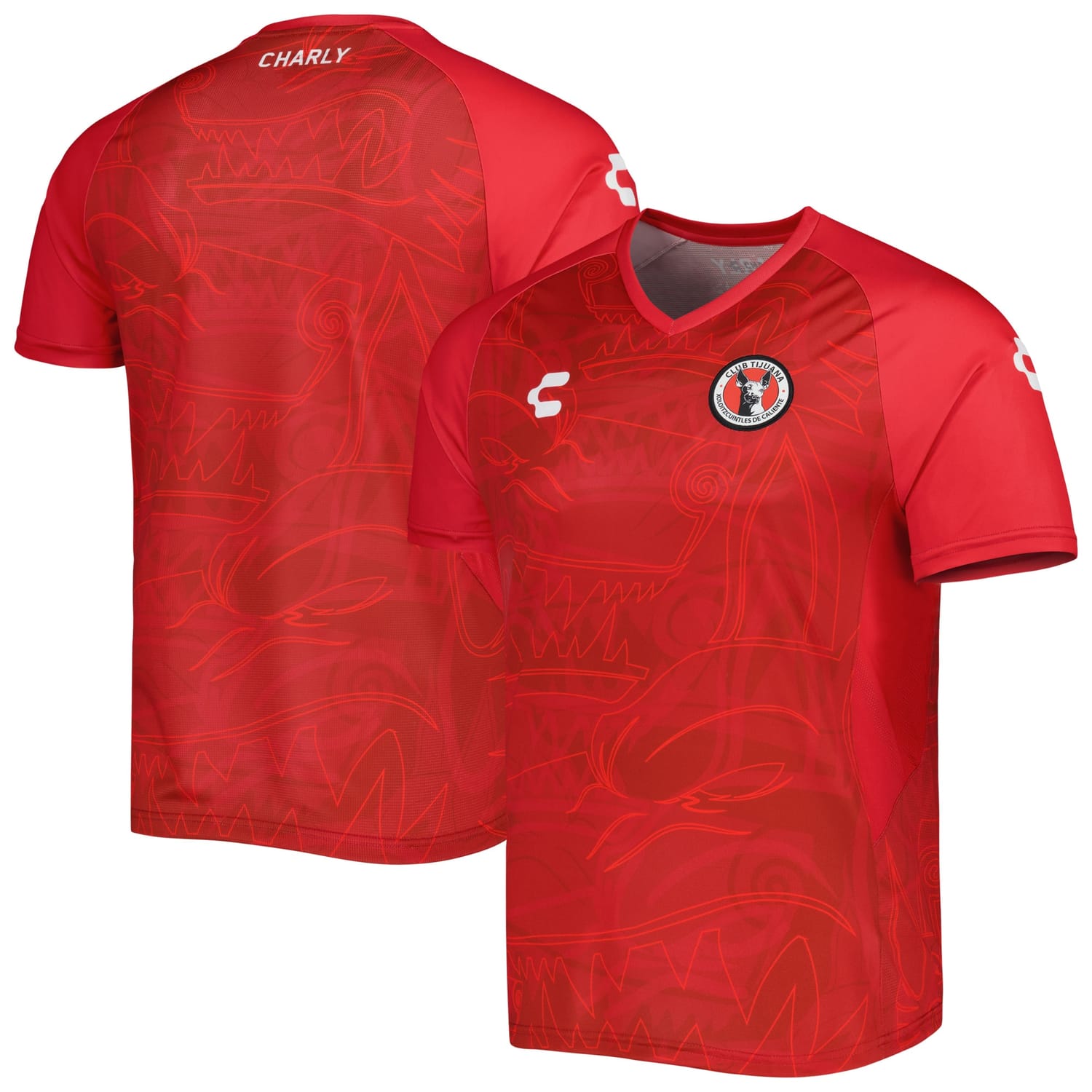 Liga MX Club Tijuana Training Jersey Shirt Red for Men