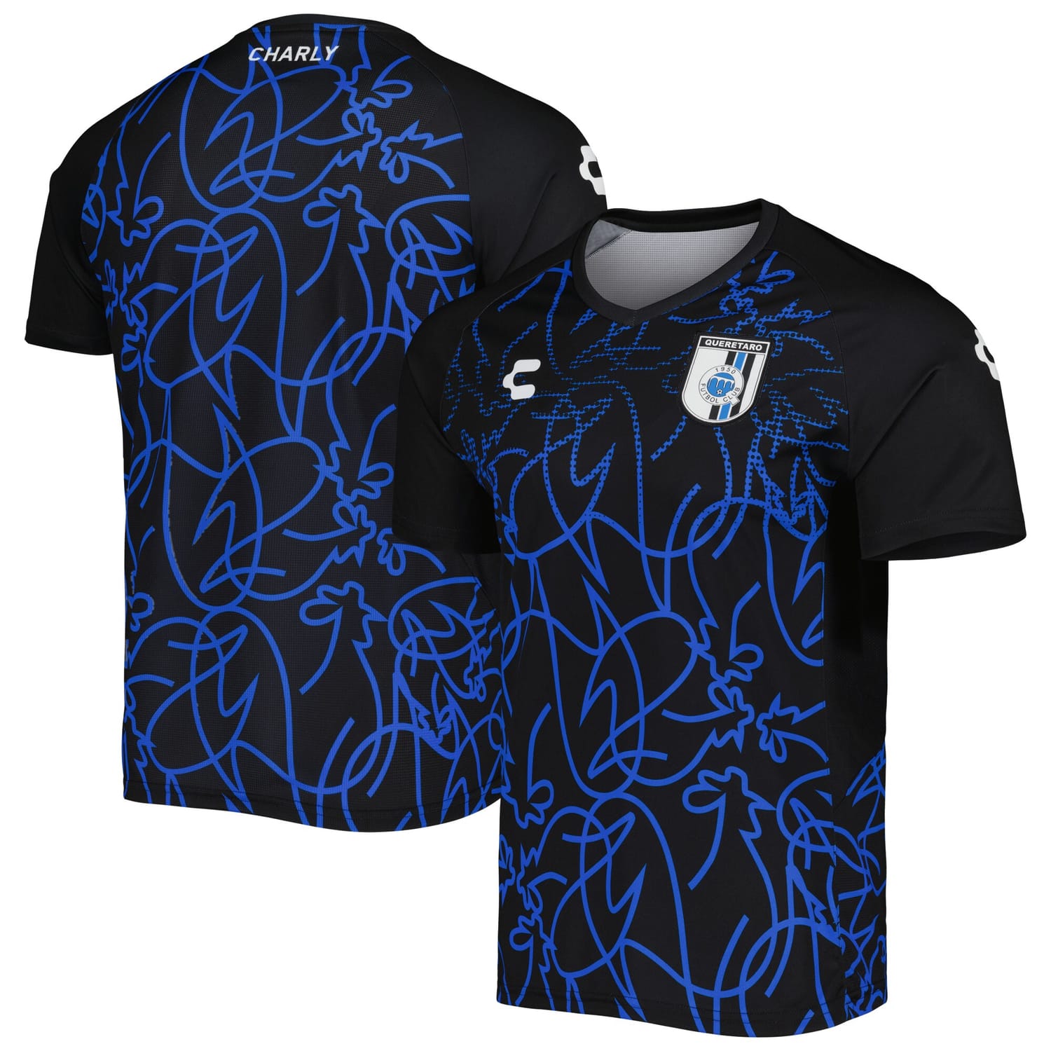 Liga MX Queretaro FC Training Jersey Shirt Black for Men
