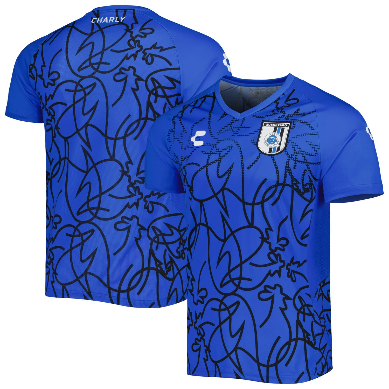 Liga MX Queretaro FC Training Jersey Shirt Blue for Men