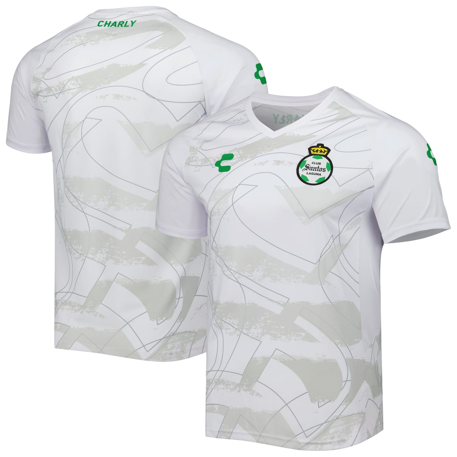 Liga MX Santos Laguna Training Jersey Shirt White for Men
