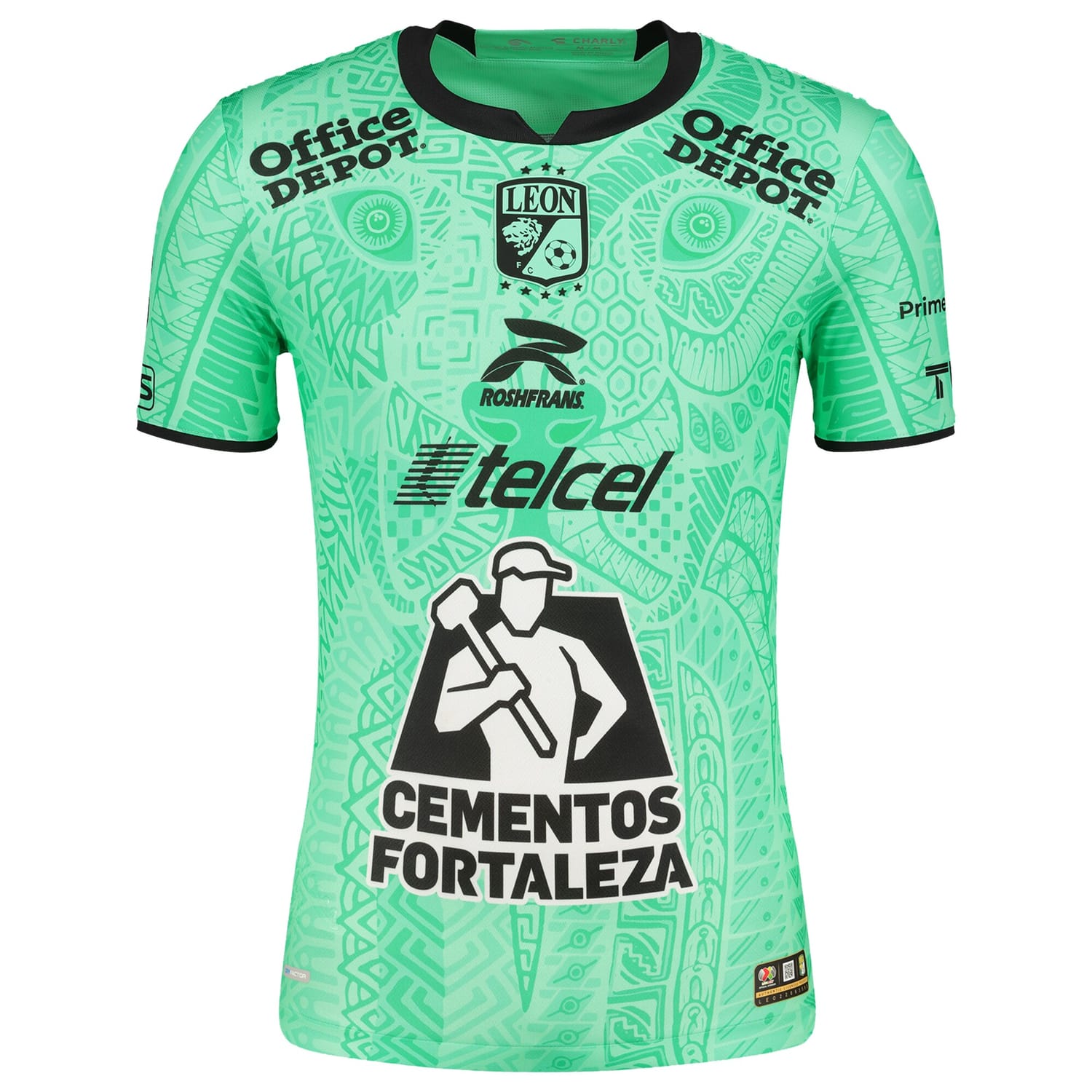 Liga MX Club Leon Third Authentic Jersey Shirt Green 2022-23 for Men