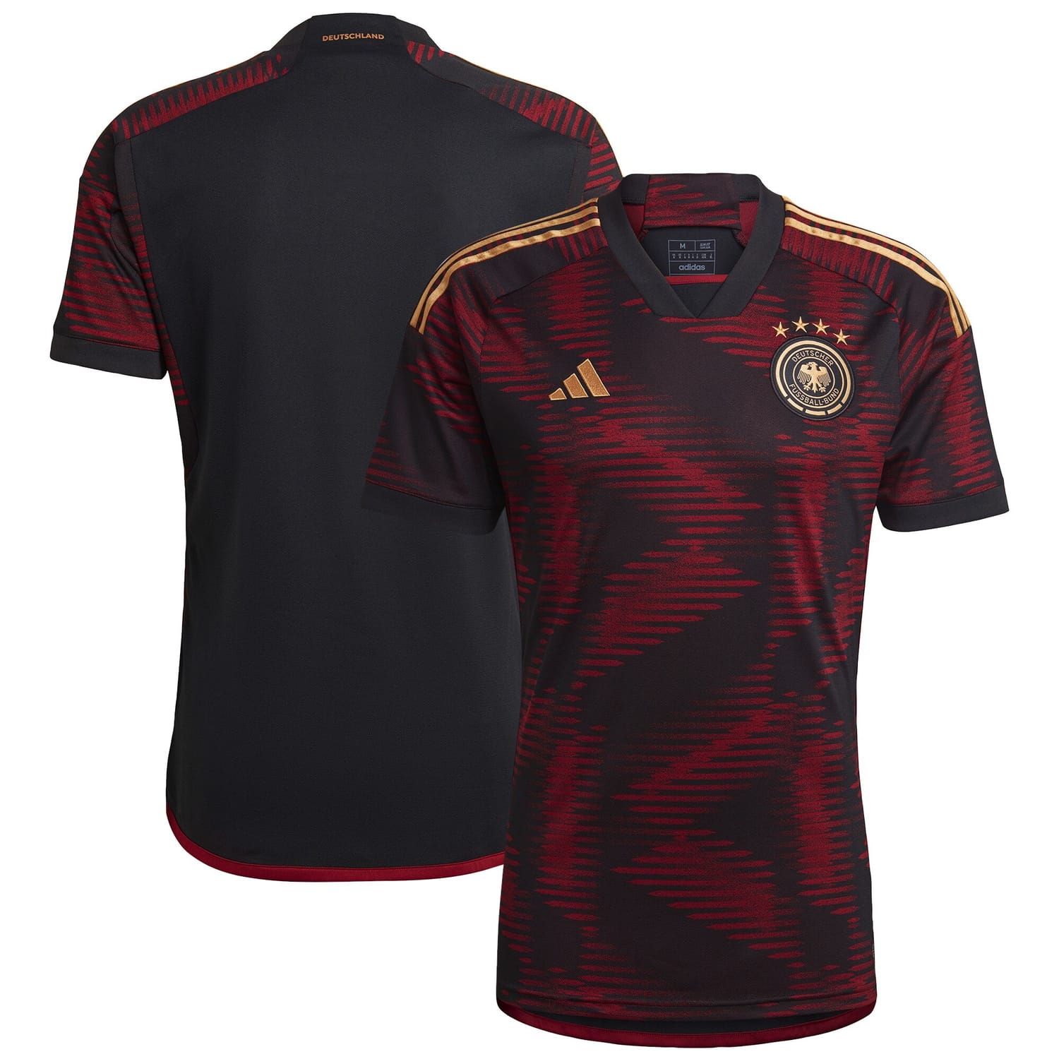 Germany National Team Away Jersey Shirt Black 2022-23 for Men