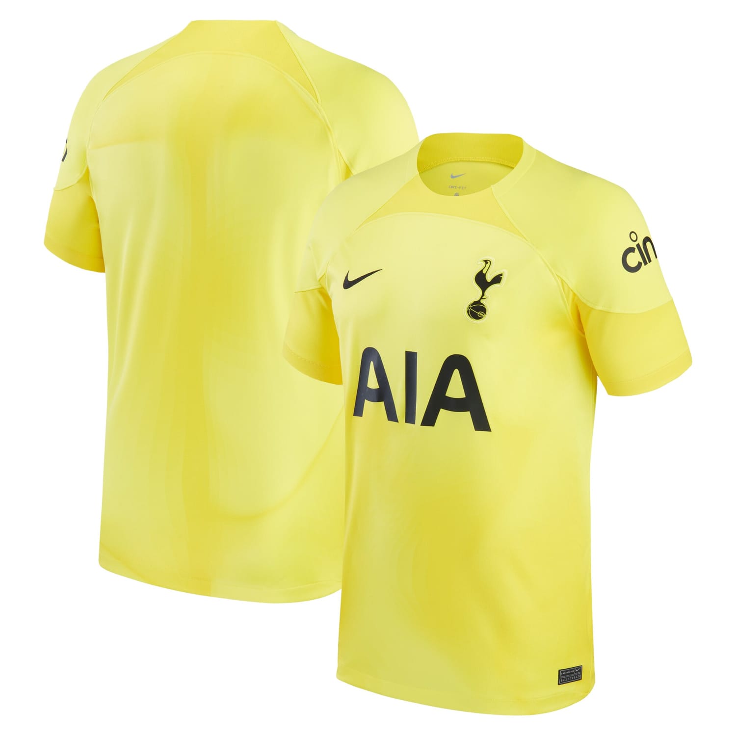 Premier League Tottenham Hotspur Goalkeeper Jersey Shirt Yellow 2022-23 for Men