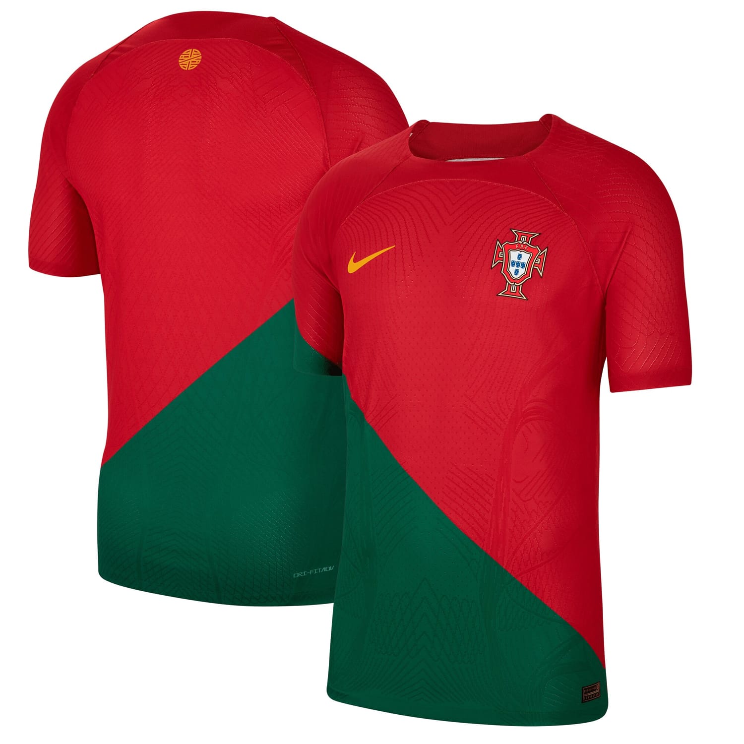 Portugal National Team Home Authentic Jersey Shirt Red 2022-23 for Men
