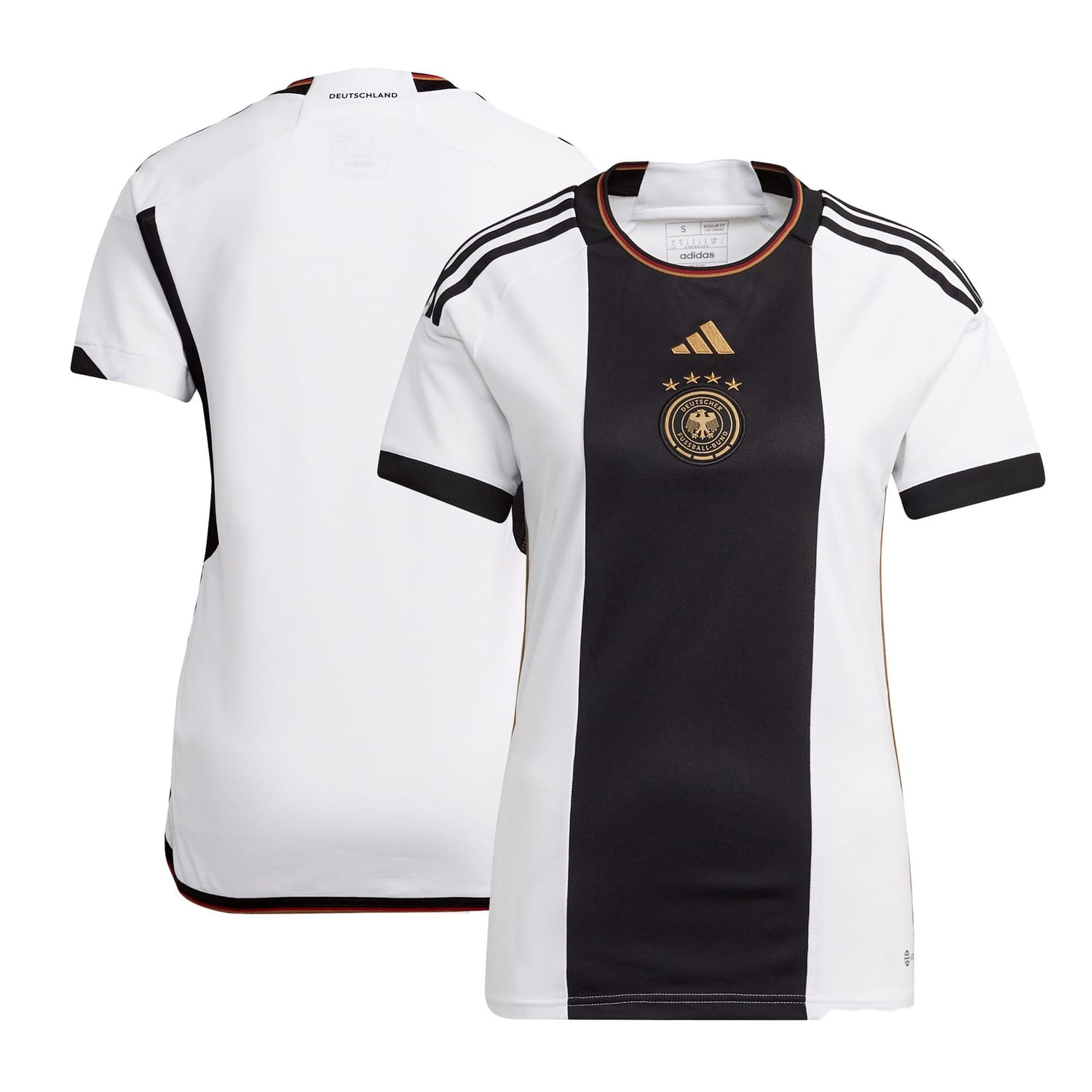 Germany National Team Home Jersey Shirt White 2022-23 for Women
