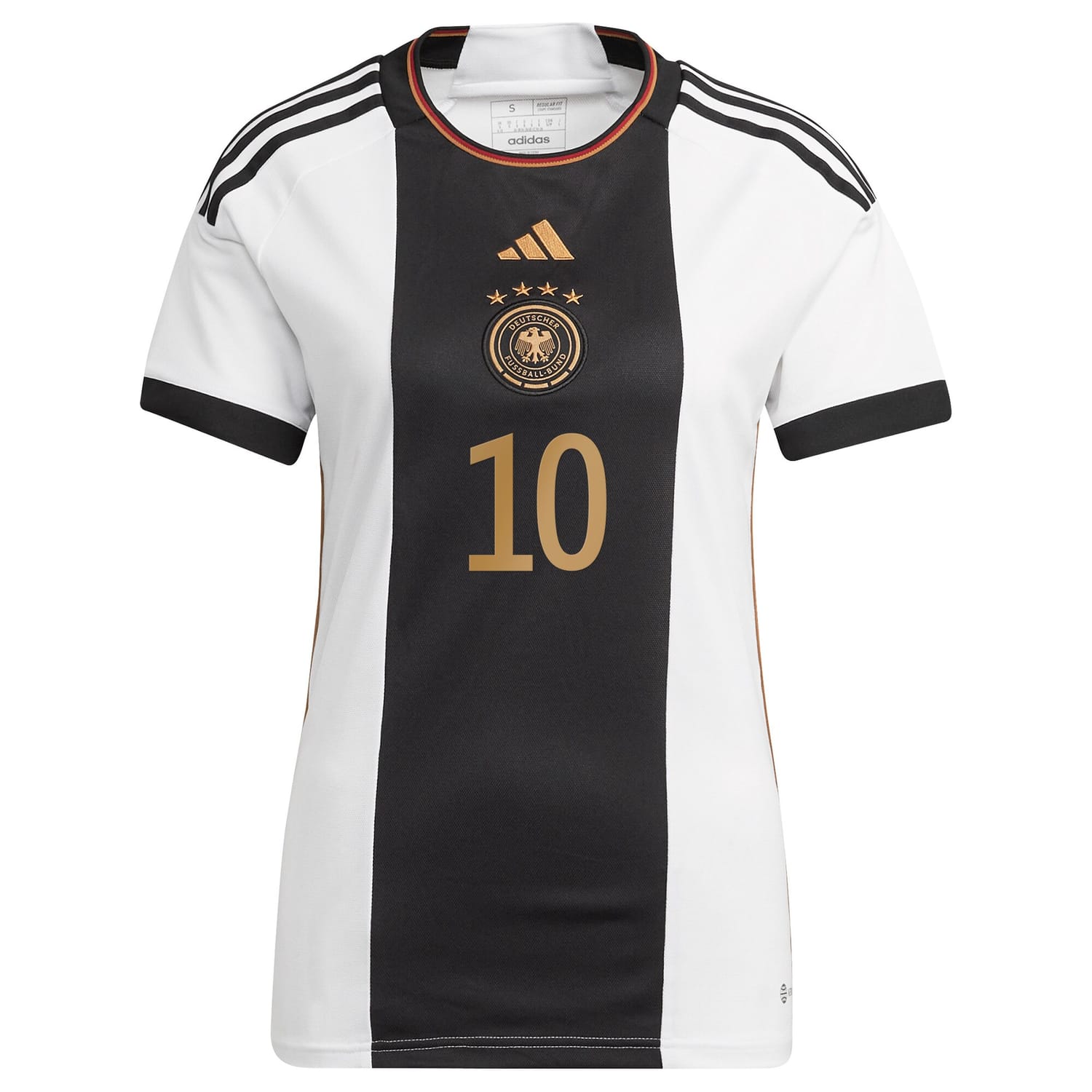 Germany National Team Home Jersey Shirt White 2022-23 player Serge Gnabry printing for Women