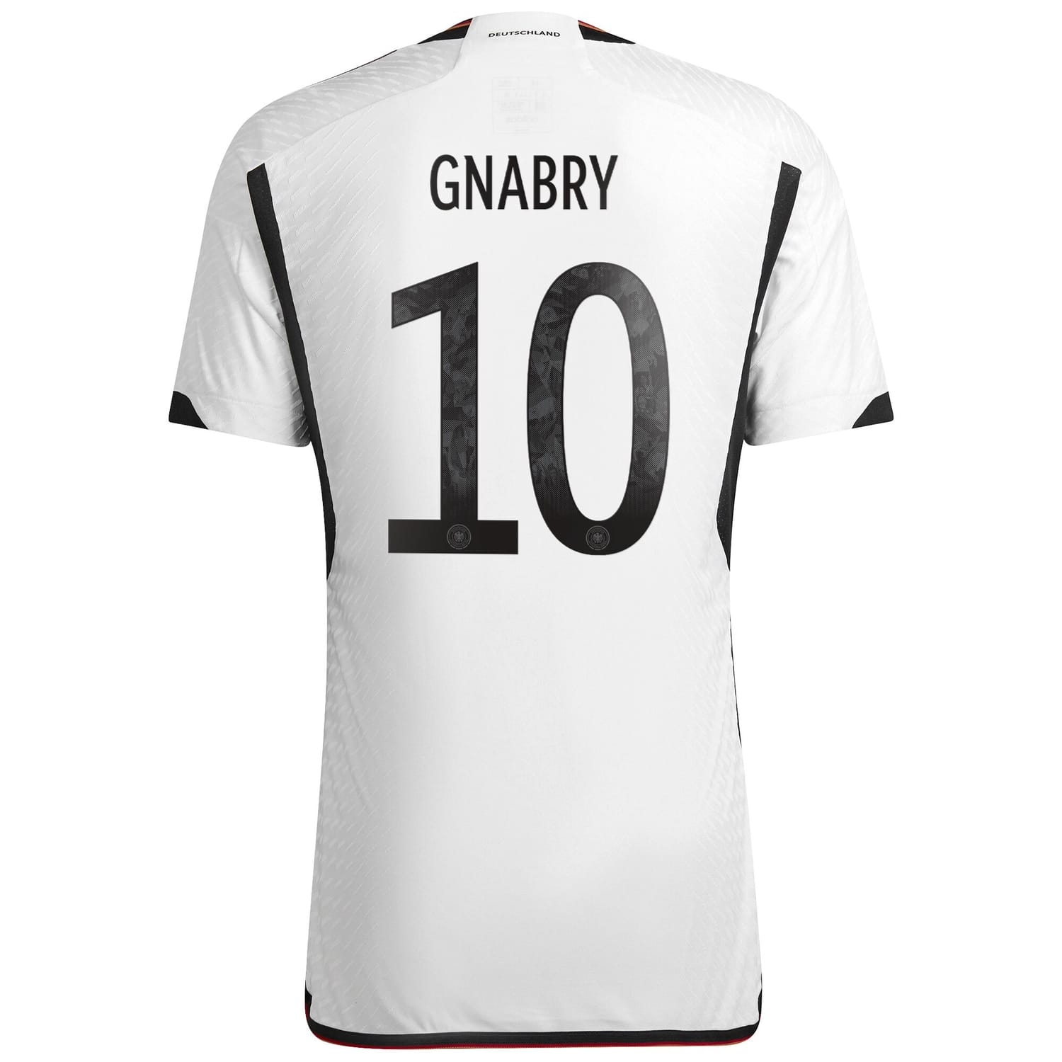 Germany National Team Home Authentic Jersey Shirt White 2022-23 player Serge Gnabry printing for Men