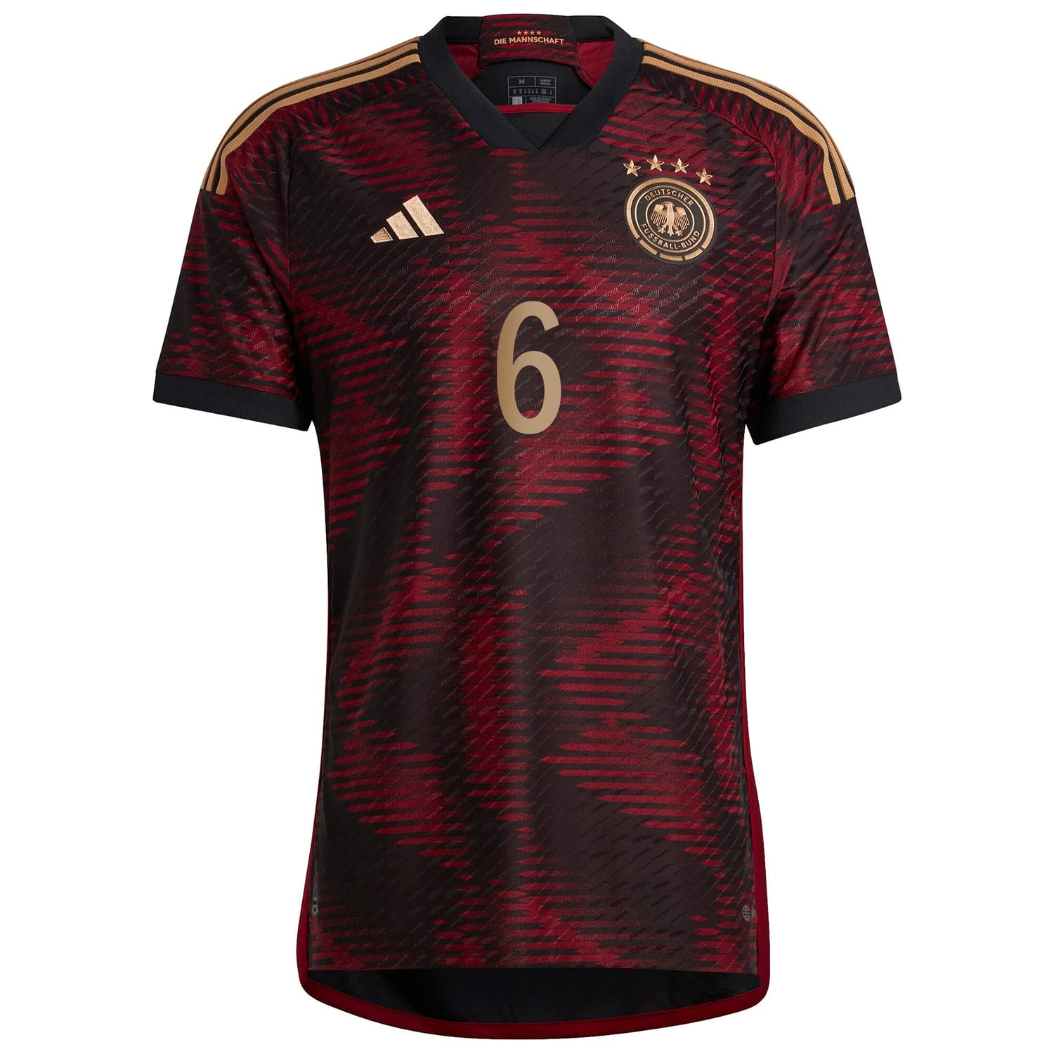 Germany National Team Away Authentic Jersey Shirt Black 2022-23 player Joshua Kimmich printing for Men