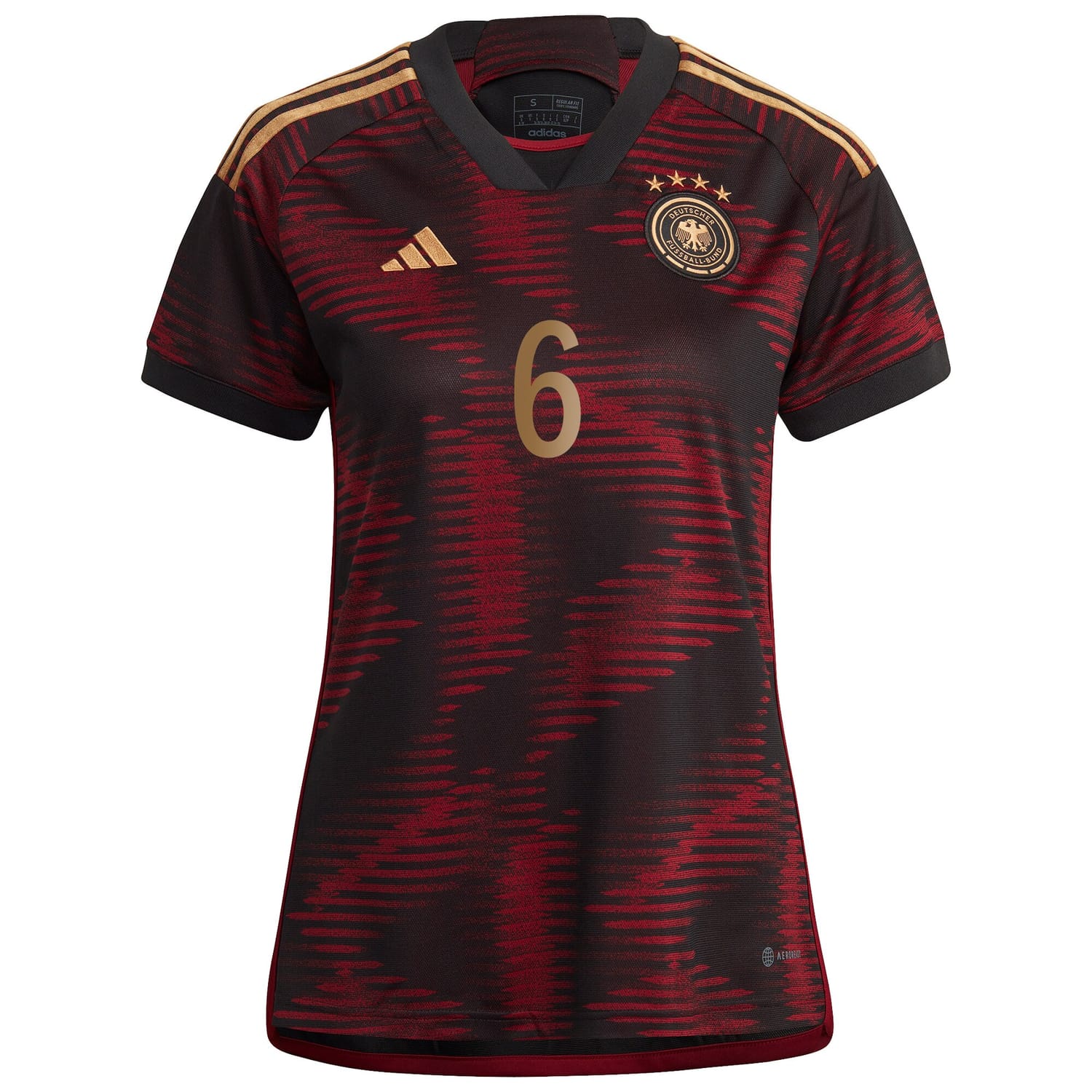 Germany National Team Away Jersey Shirt Black 2022-23 player Joshua Kimmich printing for Women