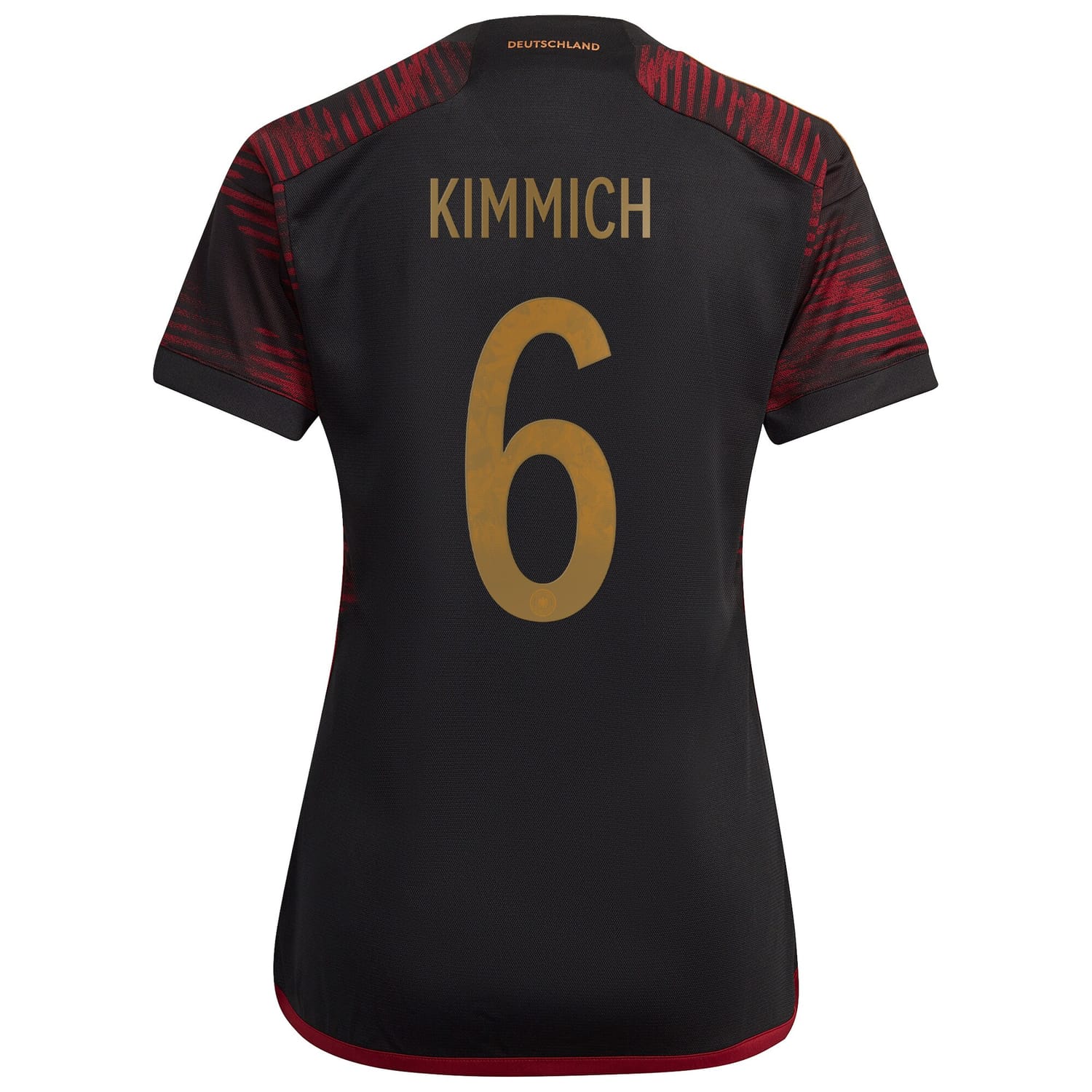 Germany National Team Away Jersey Shirt Black 2022-23 player Joshua Kimmich printing for Women