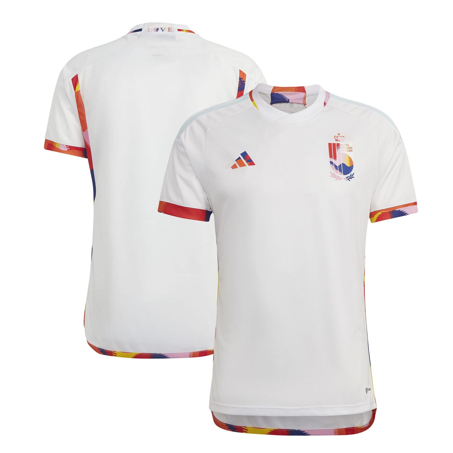 Belgium National Team Away Jersey Shirt White 2022-23 for Men