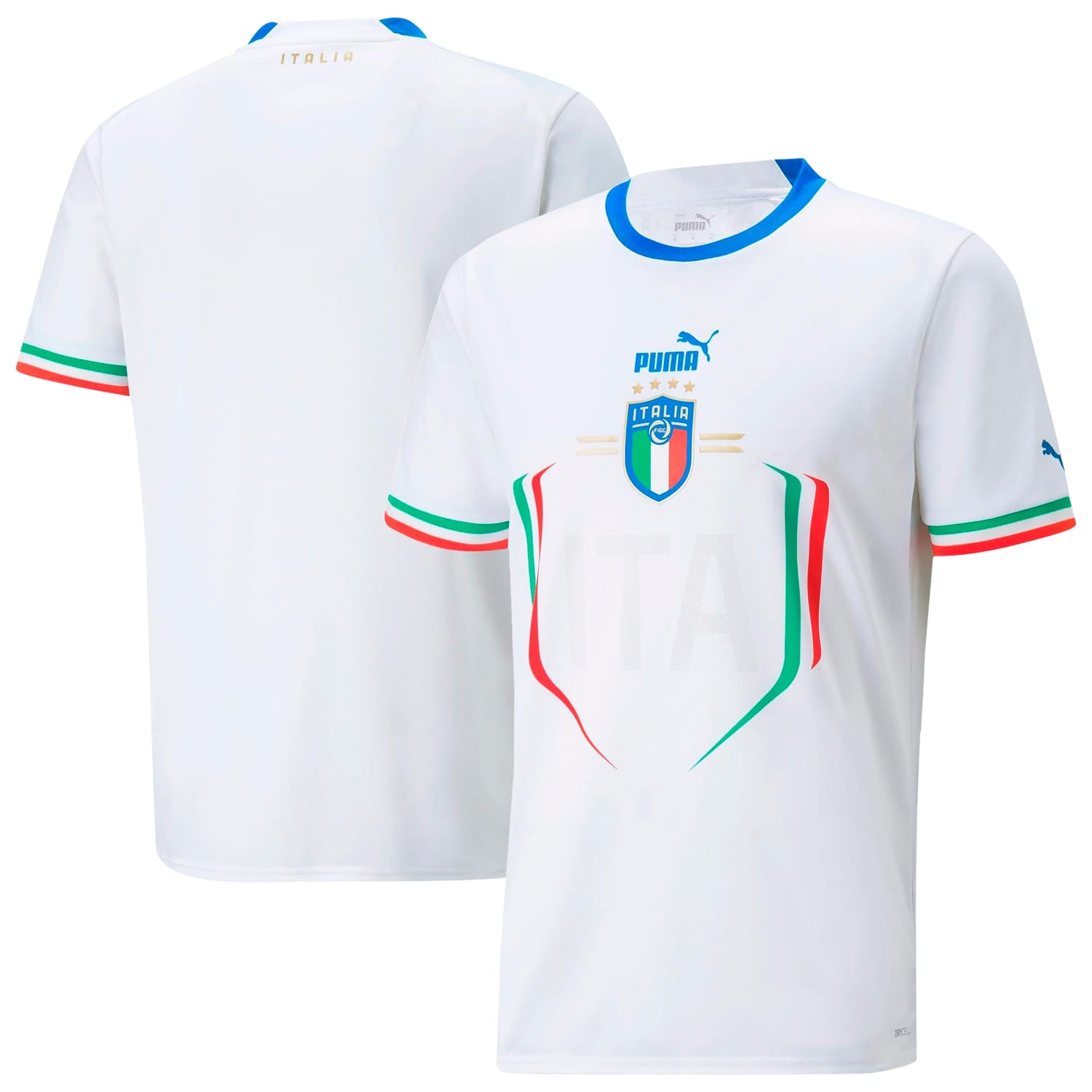 Italy National Team Away Jersey Shirt White 2022-23 for Men