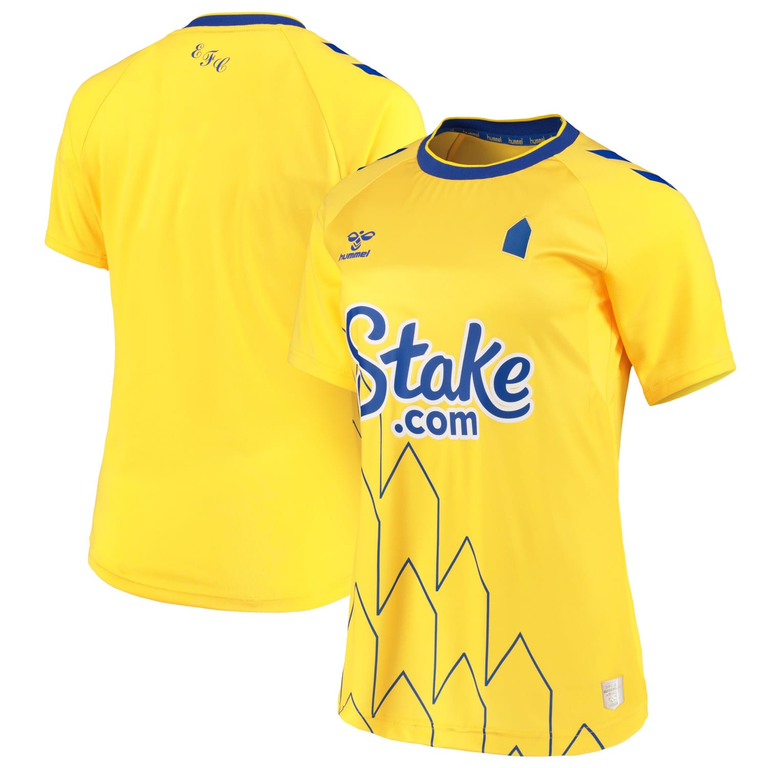 Premier League Everton Third Jersey Shirt Yellow 2022-23 for Women