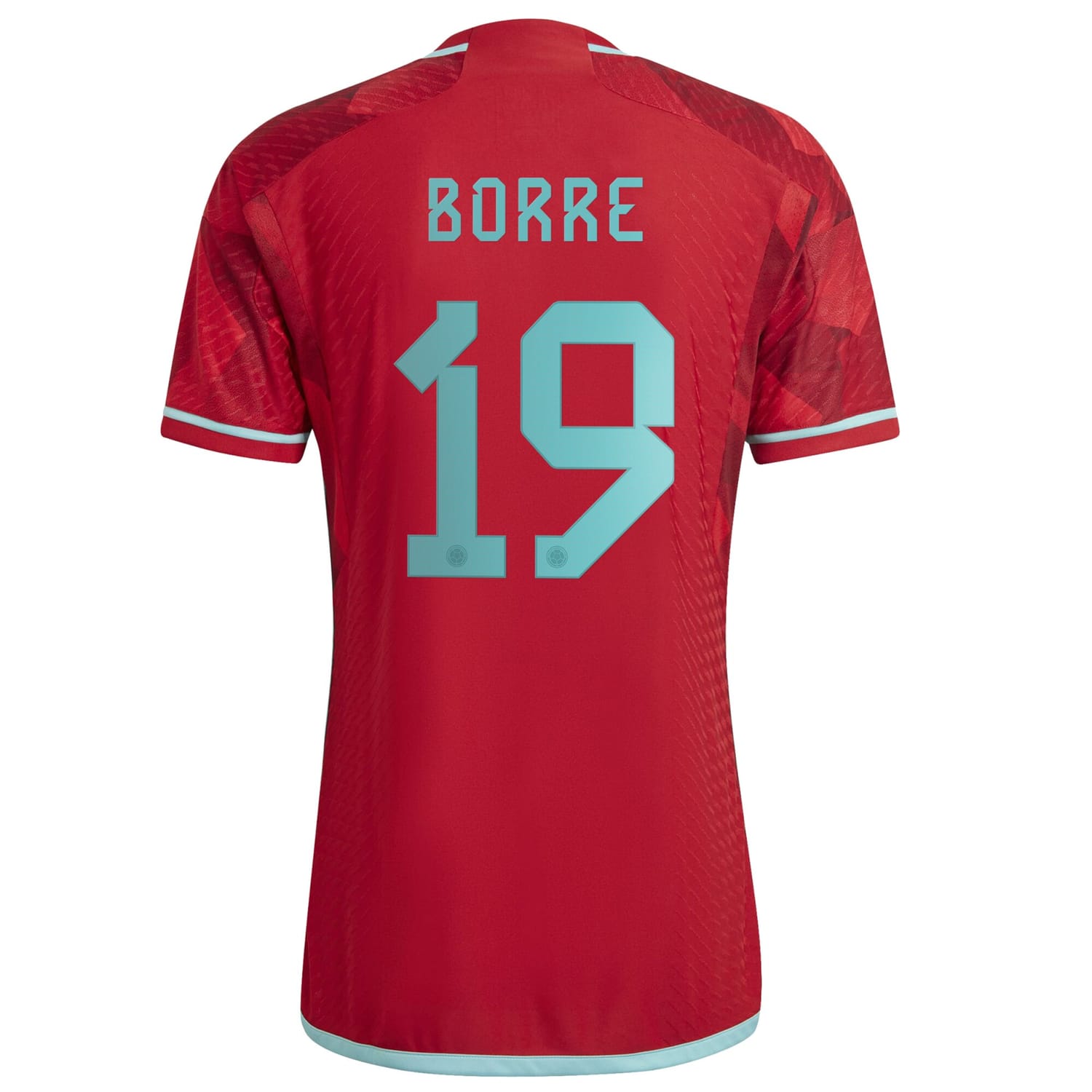 Colombia National Team Away Authentic Jersey Shirt Red 2022-23 player Rafael Borré printing for Men