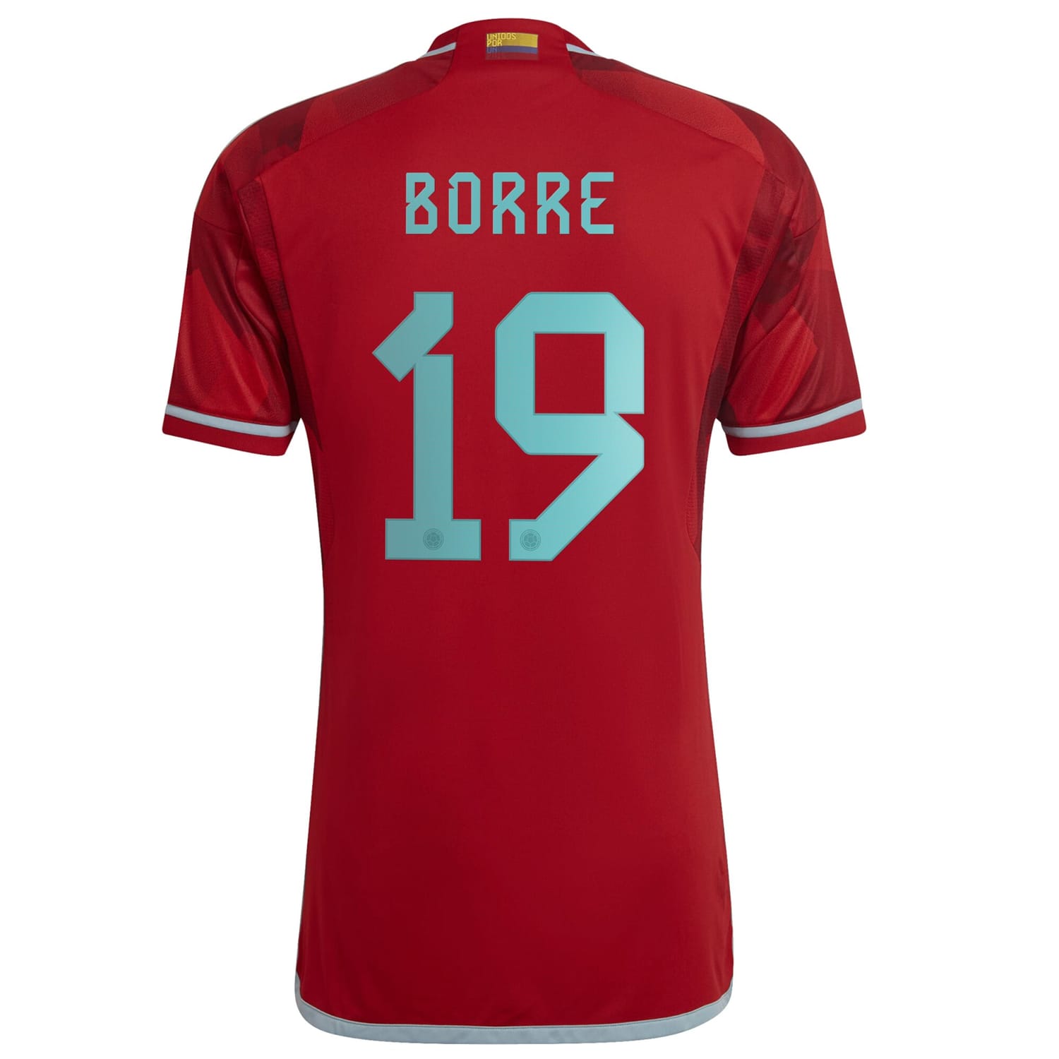 Colombia National Team Away Jersey Shirt Red 2022-23 player Rafael Borré printing for Men